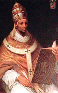 Jean XXII, portrait par Henri Ségur (Avignon, Palais des Papes)