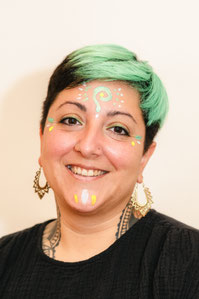Holistic body painting Reutlingen Virginie Varon Live Musik