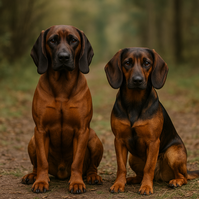 Hannoverscher Schweißhund & Bayerischer Gebirgsschweißhund