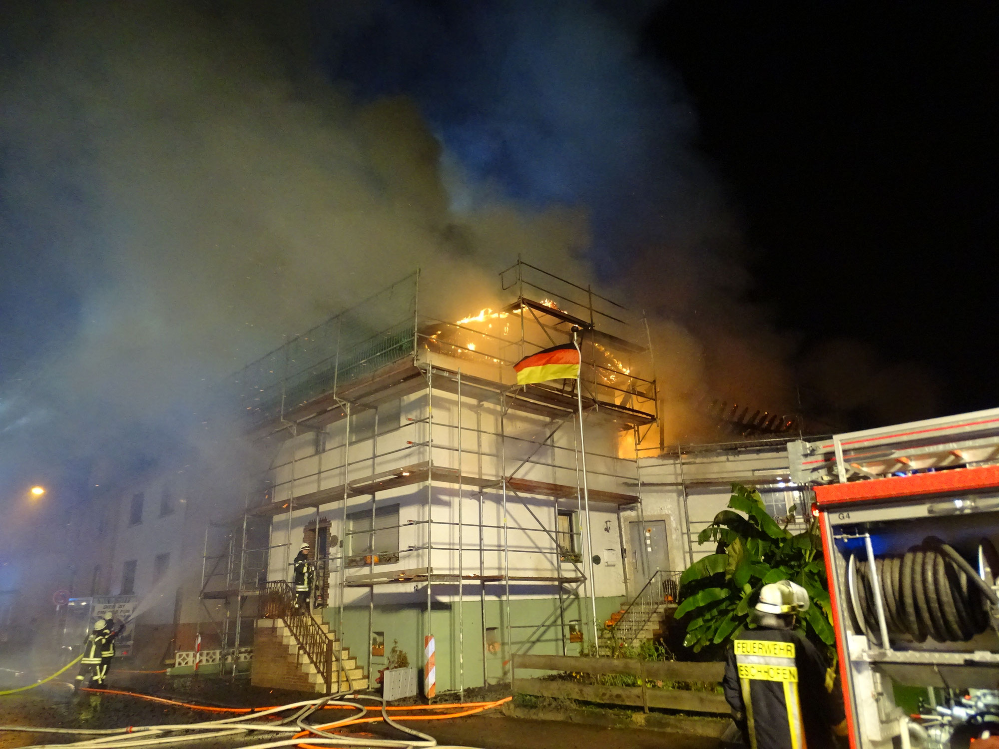 Gebäudebrand Eschhofen 28.10.2017 - (c) www.limburg.de