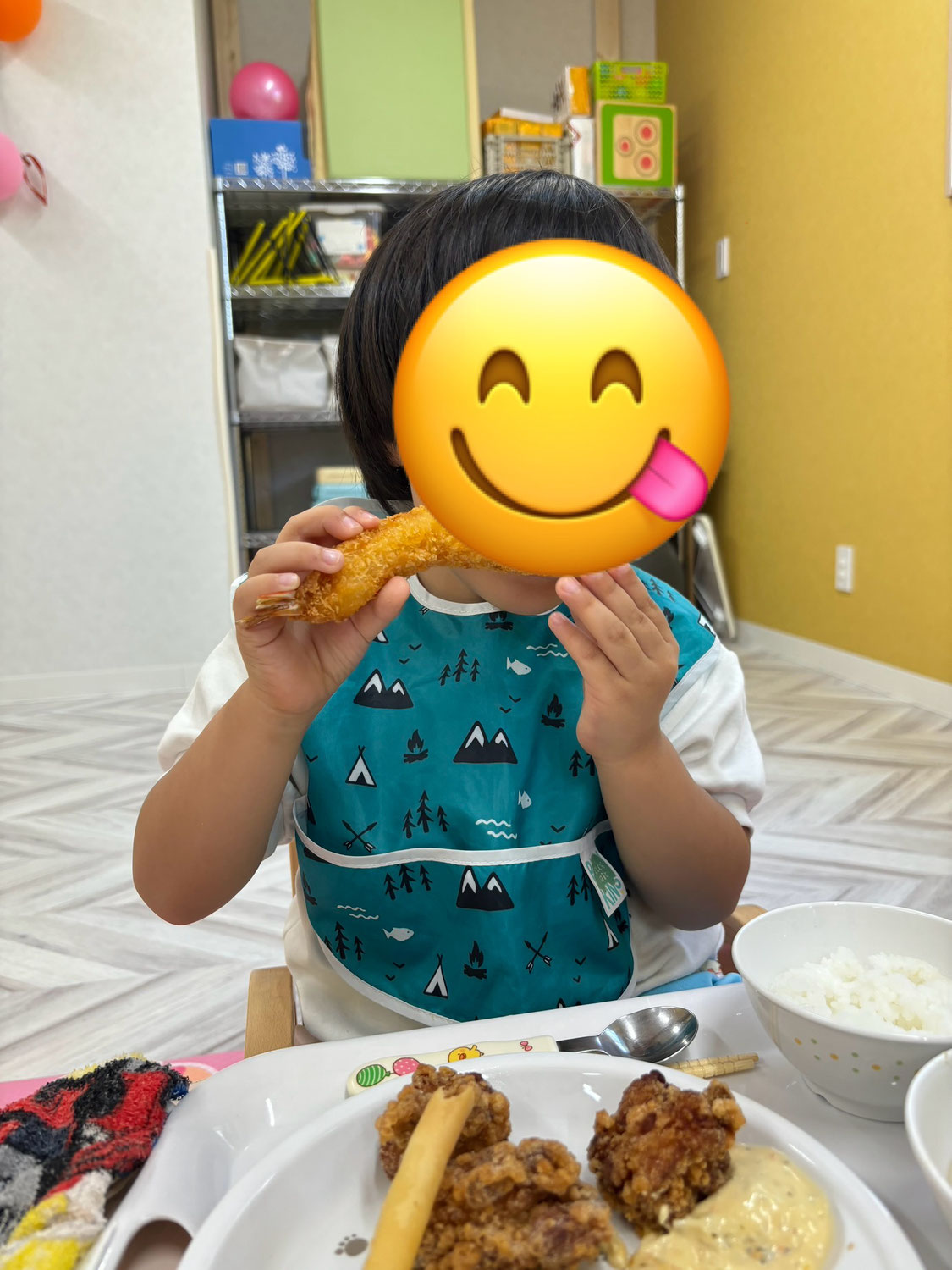 給食いただきます👏