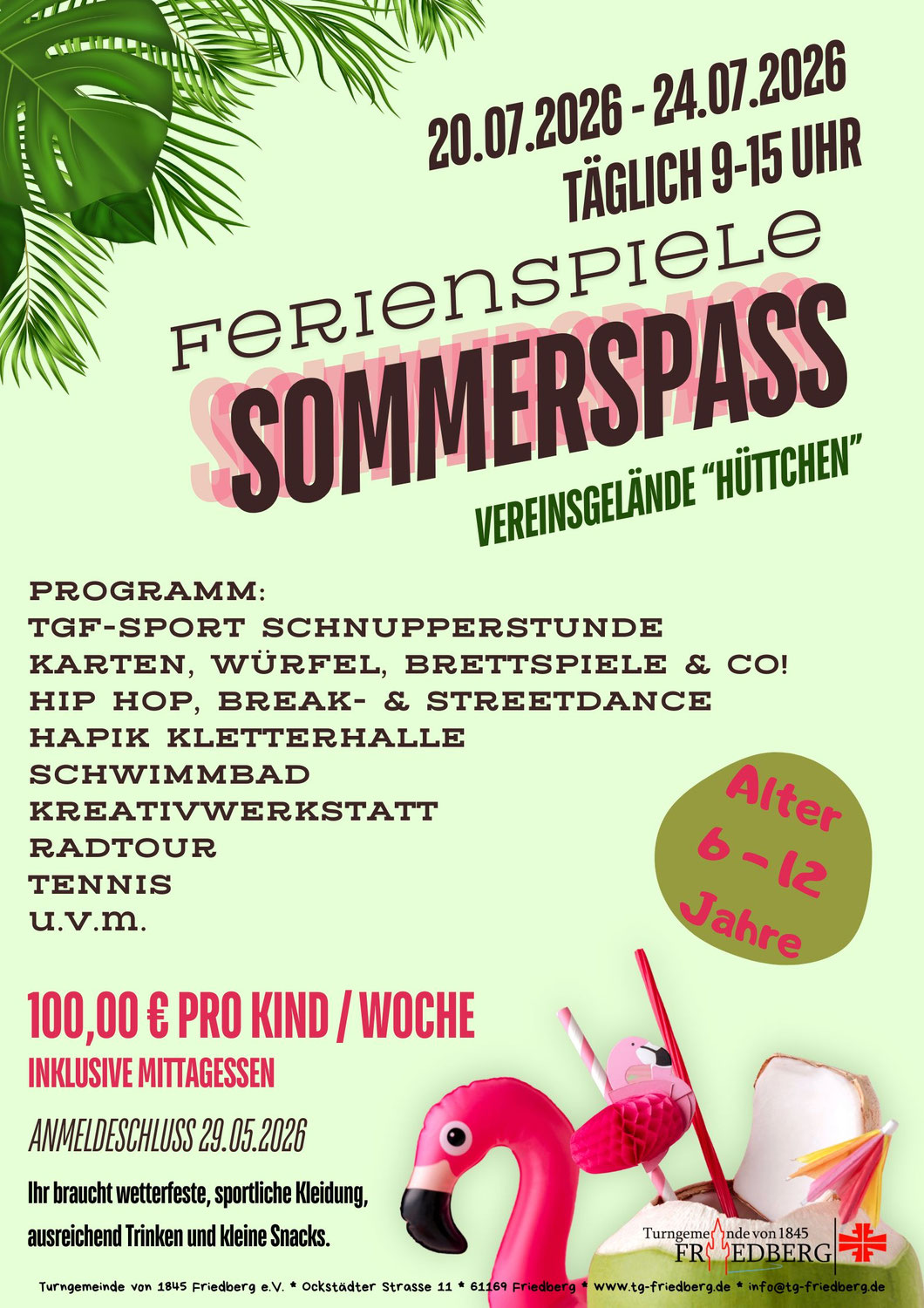 Ferienspiele „Sommerspaß