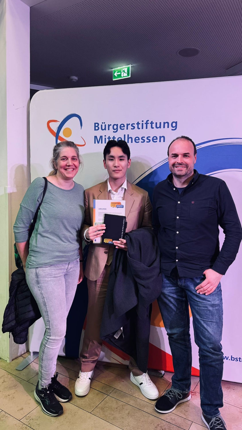 Ehrenamtspreis der Bürgerstiftung Mittelhessen