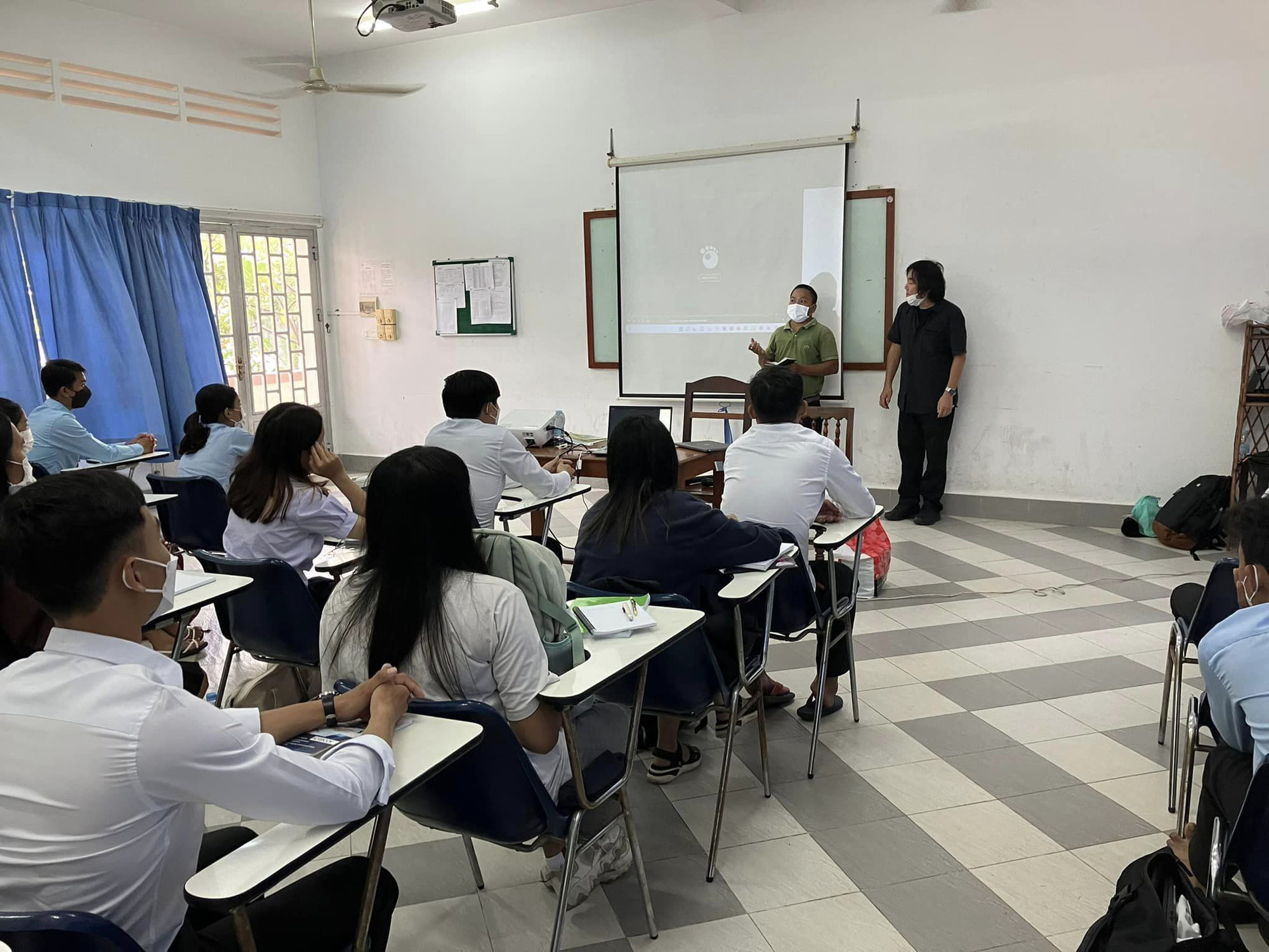 Visiting IFL Japanese Language Department, Royal University of Phnom Penh, 22nd. November 2022