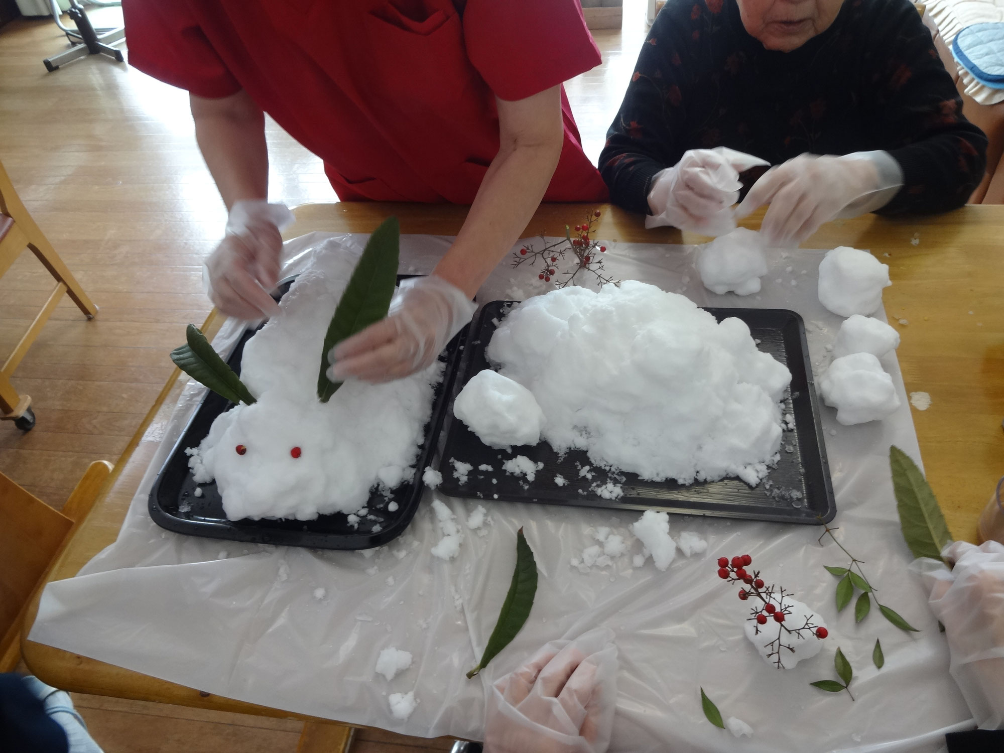 雪うさぎ