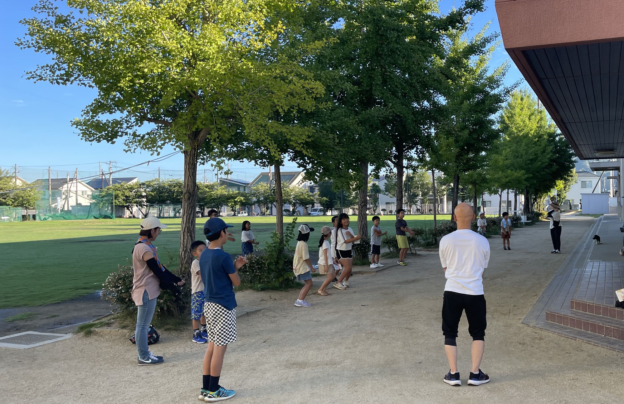 ラジオ体操が始まりました