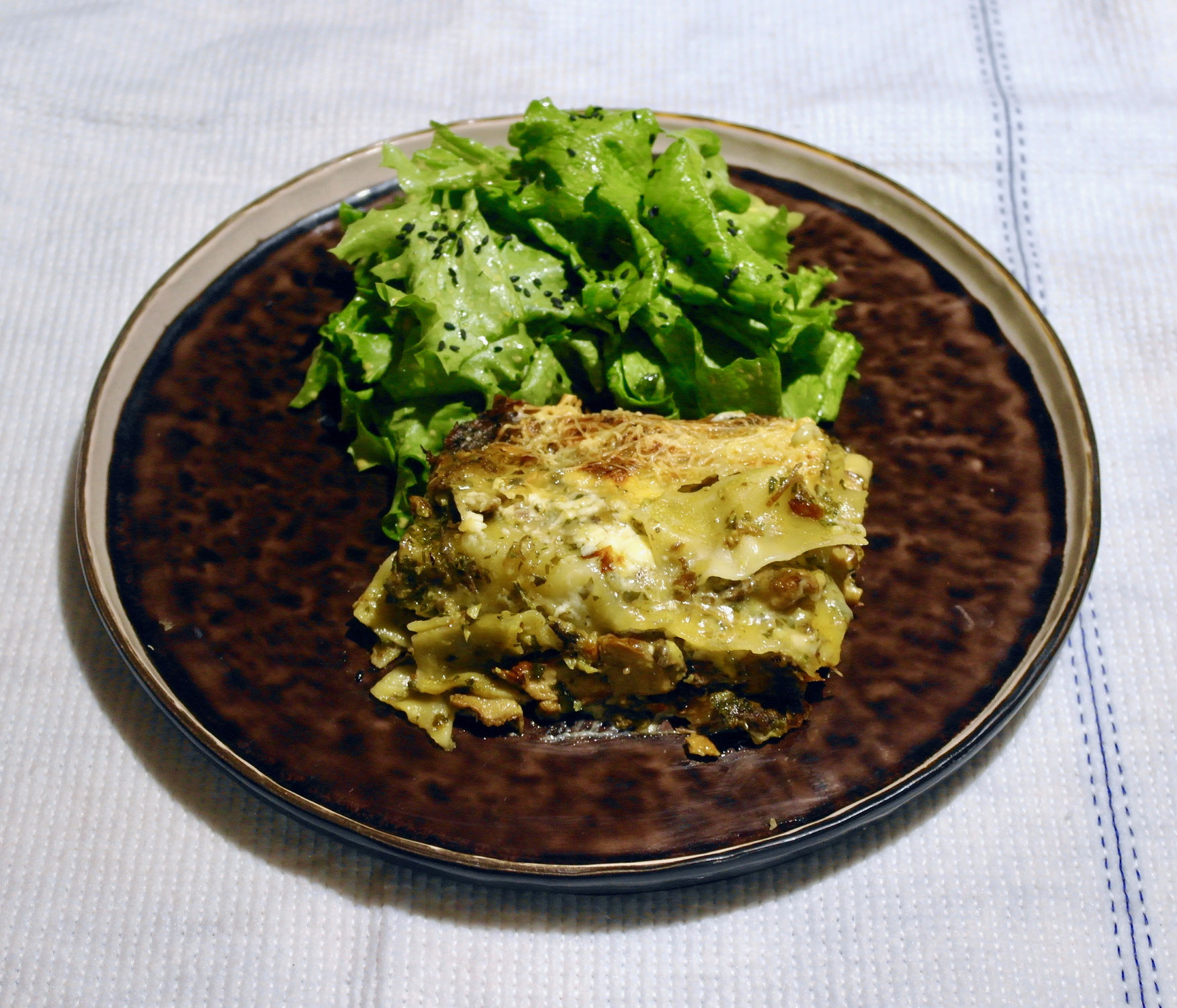 Les lasagnes aux cèpes