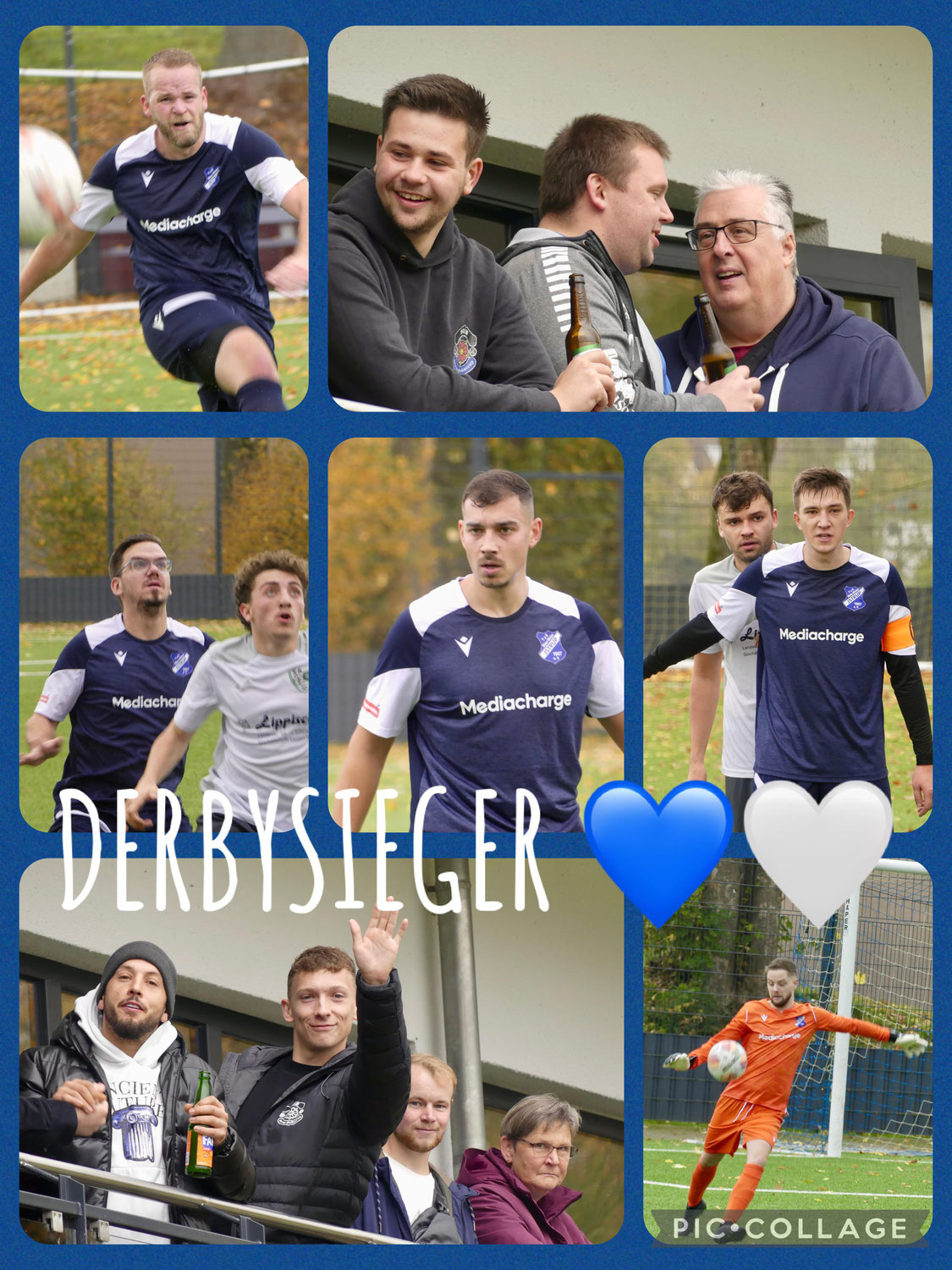 Der Derbysieger trägt Blau Weiss!