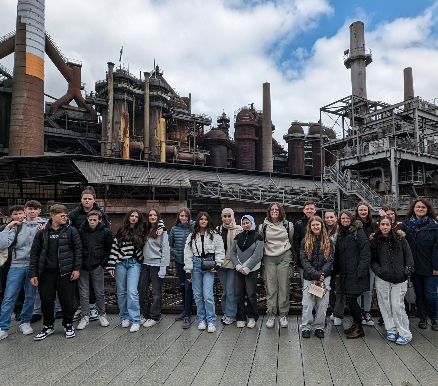 Clara-Viebig-ReCVRS+ besucht das Weltkulturerbe „Völklinger Hütte“