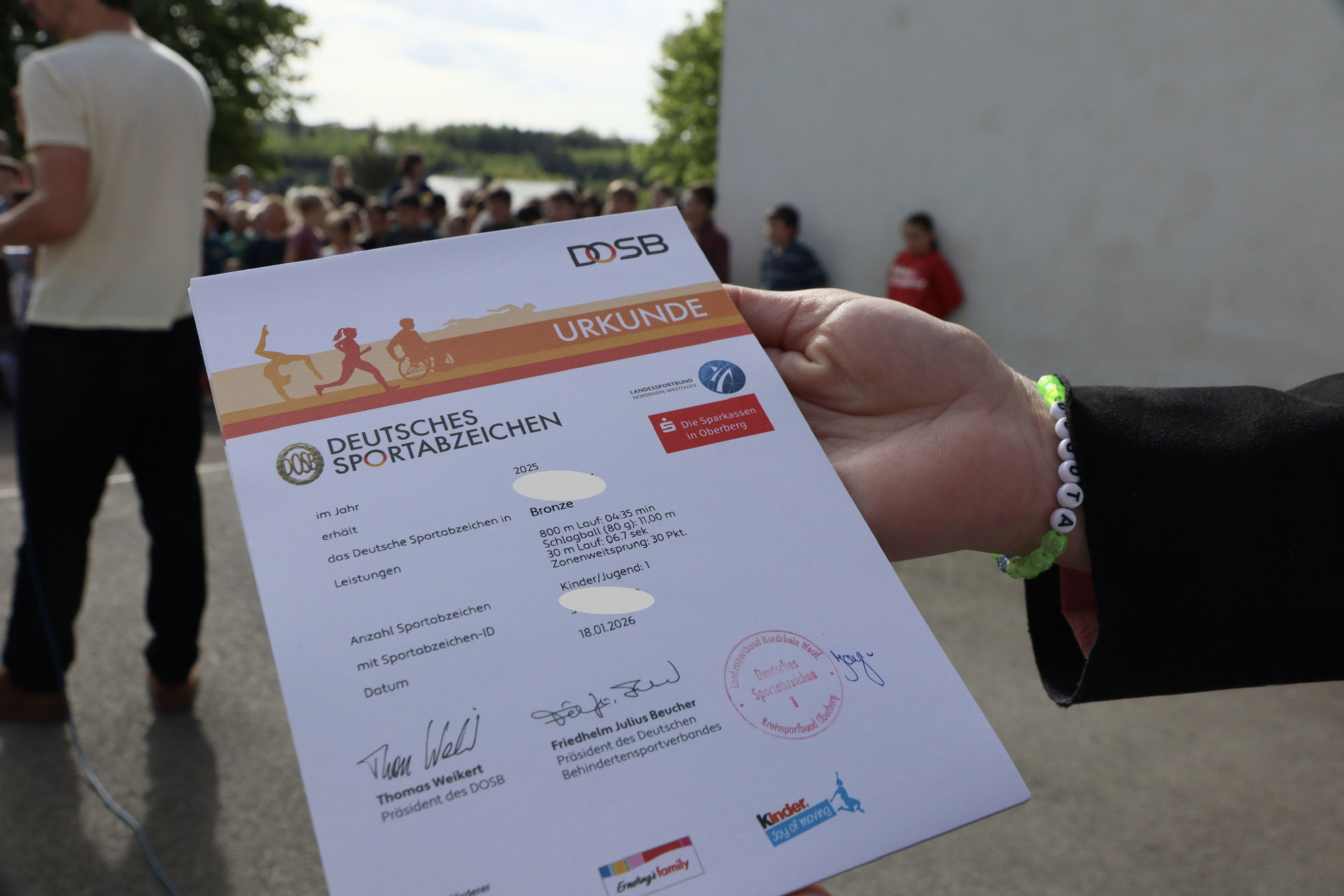 Sportlerehrung an der Sonnenschule