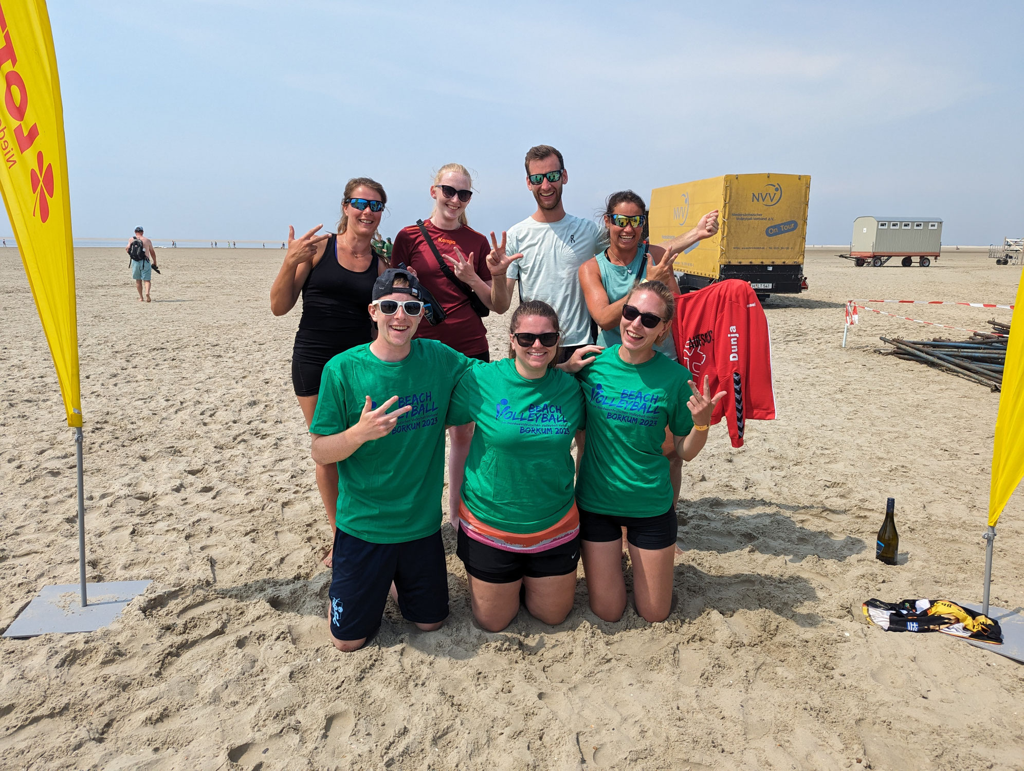 Paukenschlag! 3er Mixed Team in Borkum auf dem Treppchen
