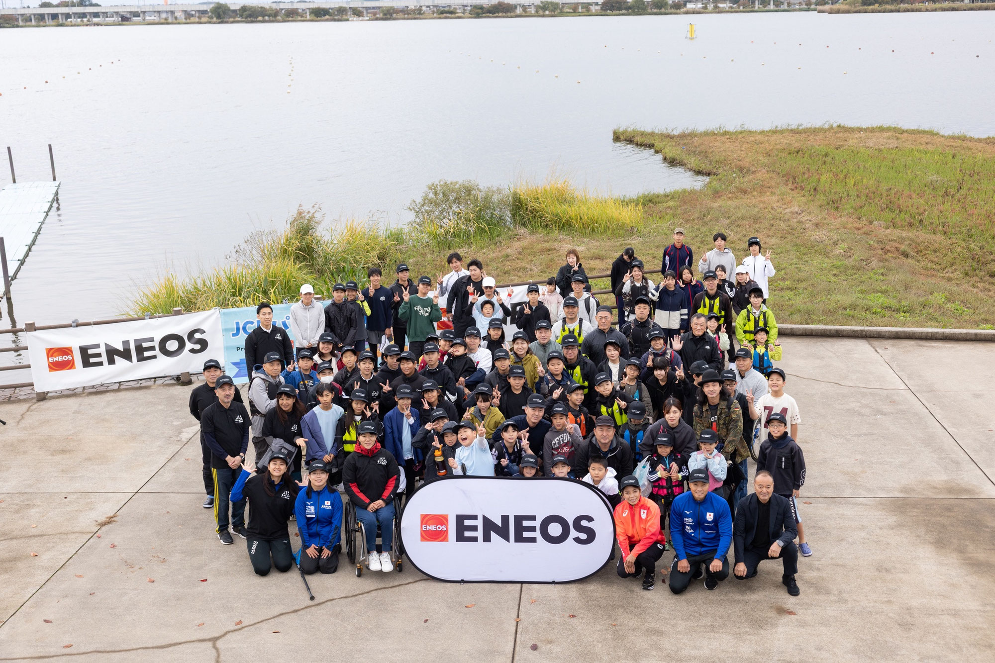 JCFパドルチャレンジにパラカヌー日本代表の瀬立選手・宮嶋選手がゲスト出演しました