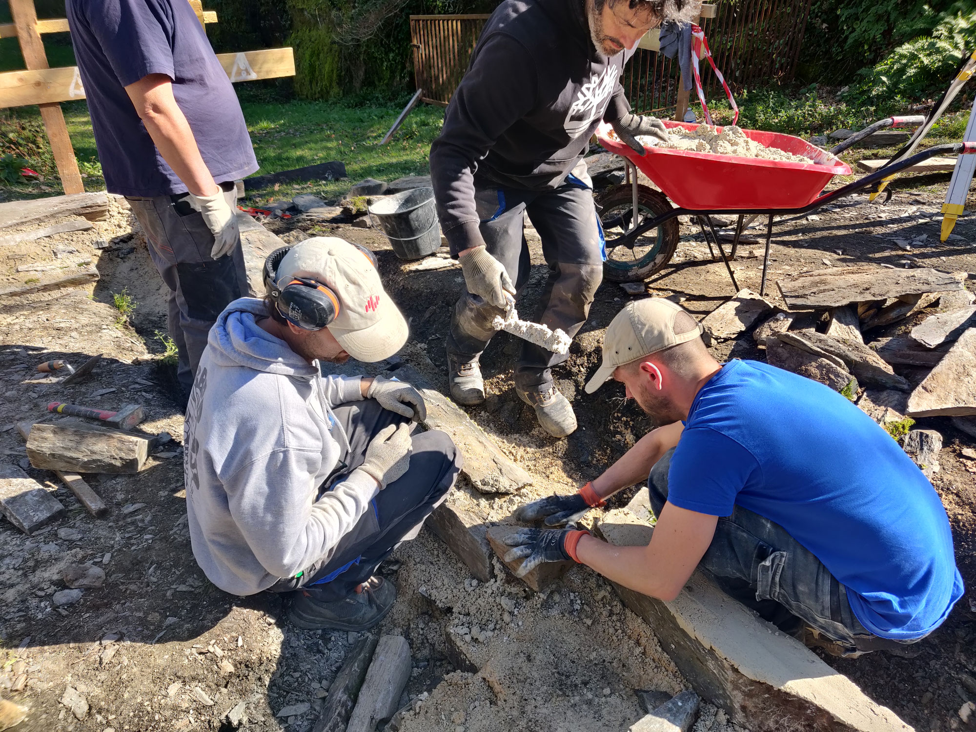 Un nouveau chantier école à la Carrière du Parc de Nozay