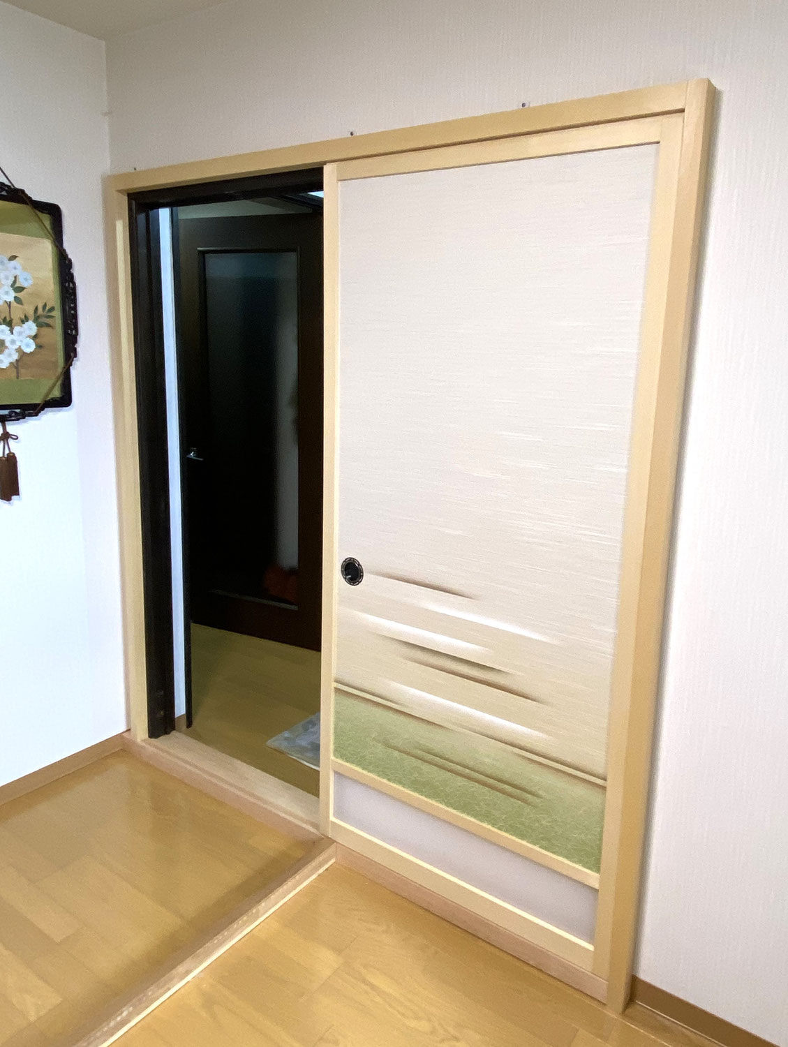開かずのドアを襖に替えたら！