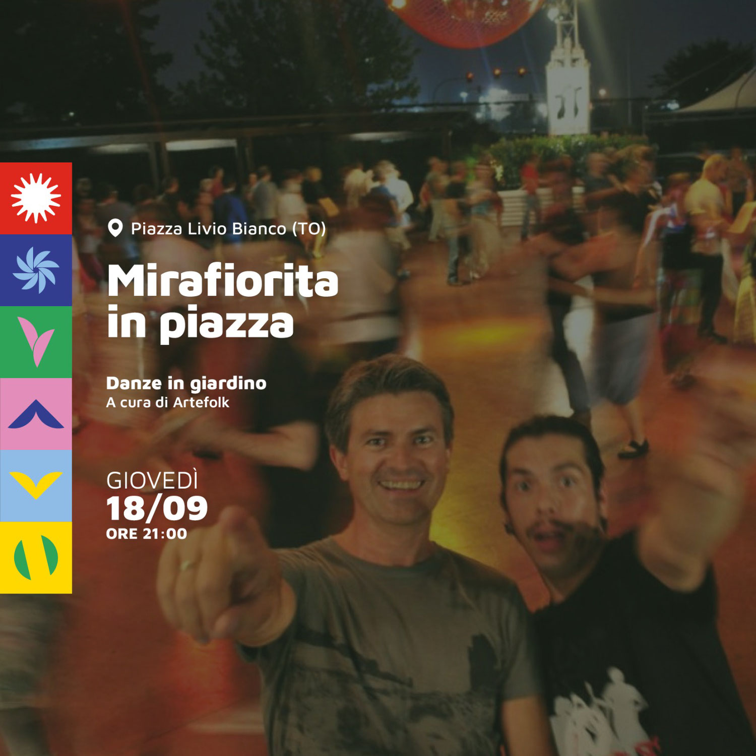 Mirafiorita in piazza: gli eventi del 18 settembre
