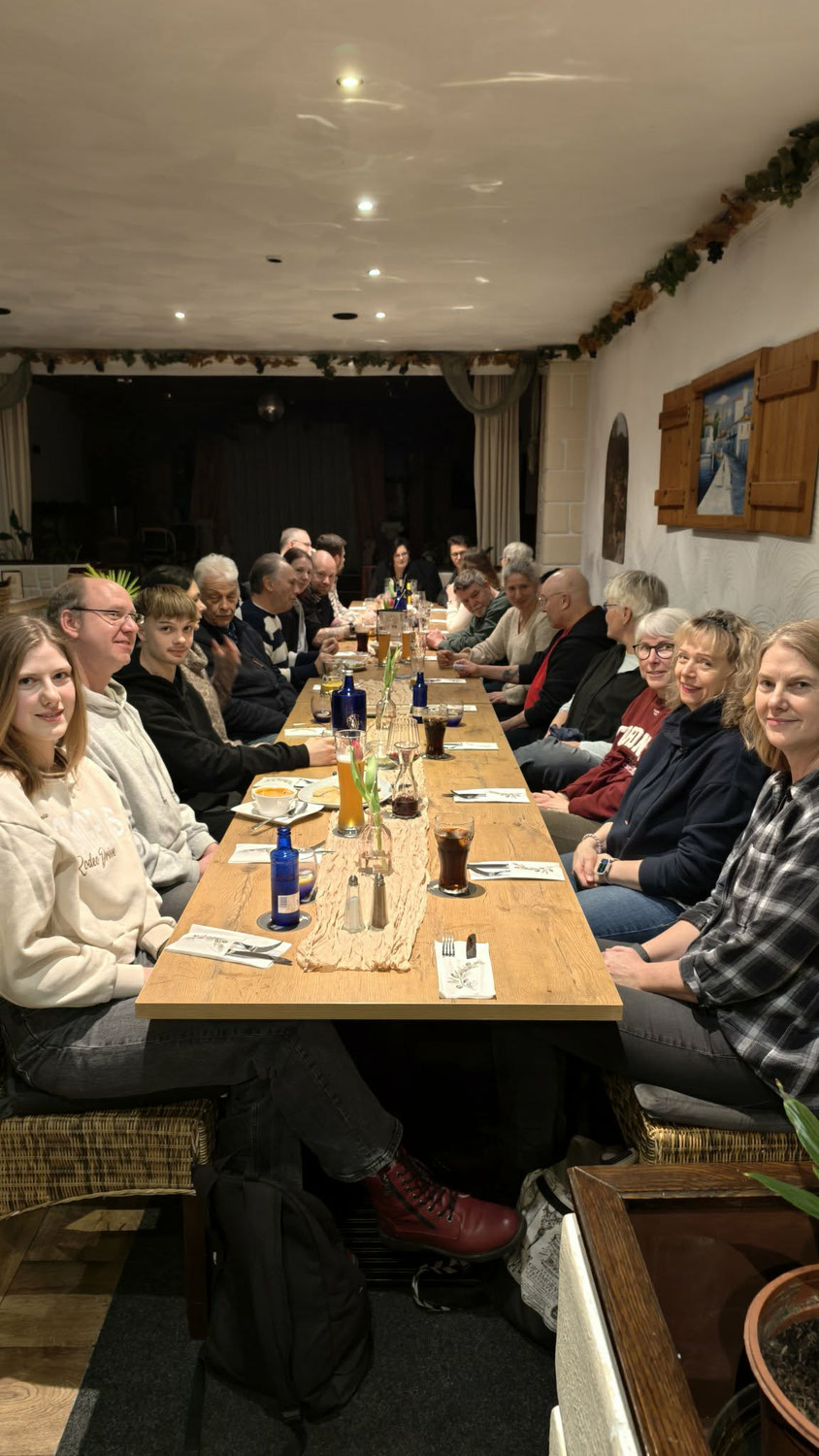 Neujahrsessen mit der Karate-Abteilung
