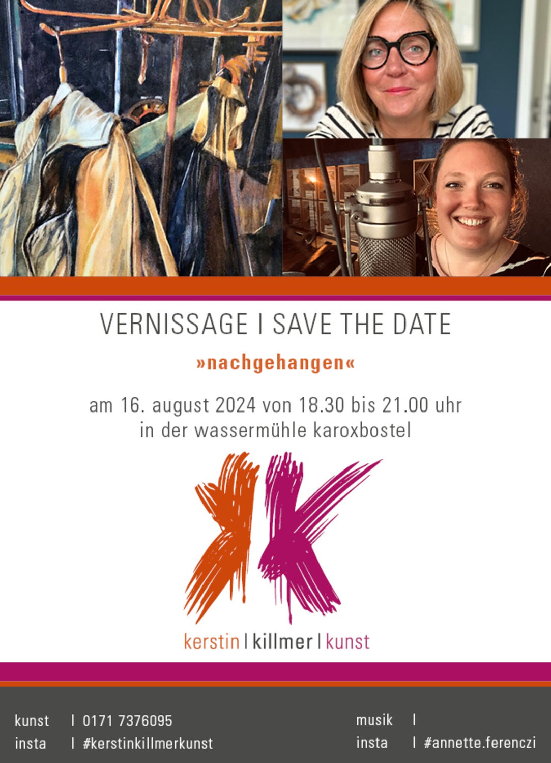 Vernissage mit Kerstin Killmer
