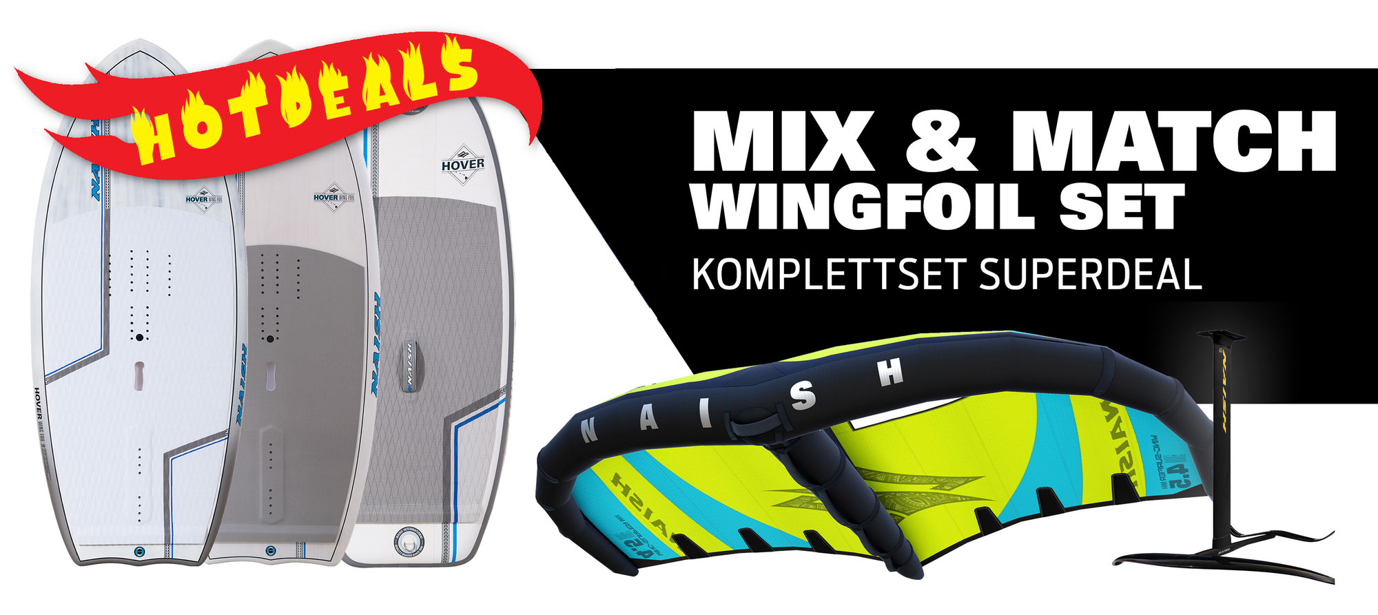 NAISH HOT DEALS // MIX&MATCH WINGFOIL SETS