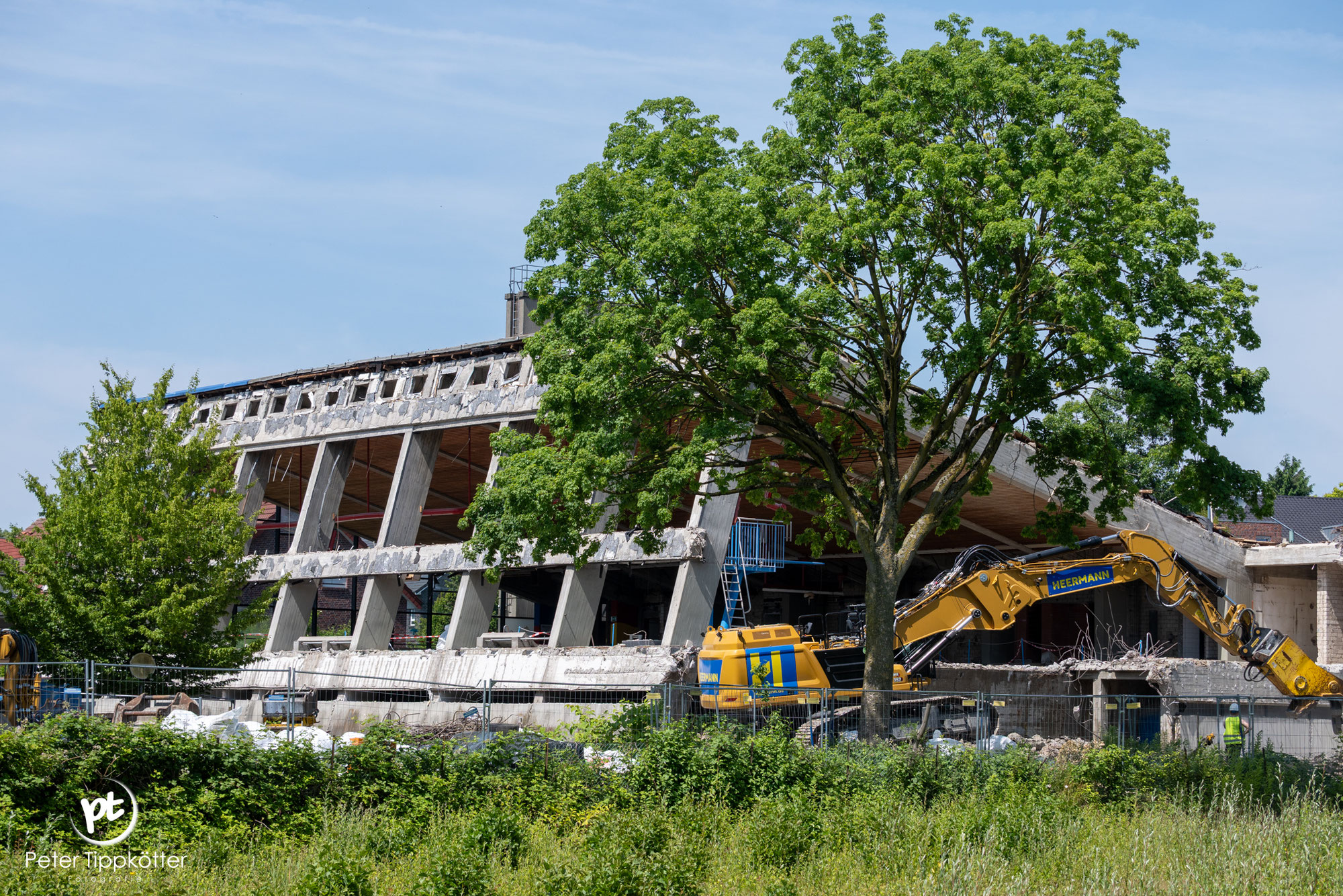 Fotostrecke: Abriss Hallenbad Rheine