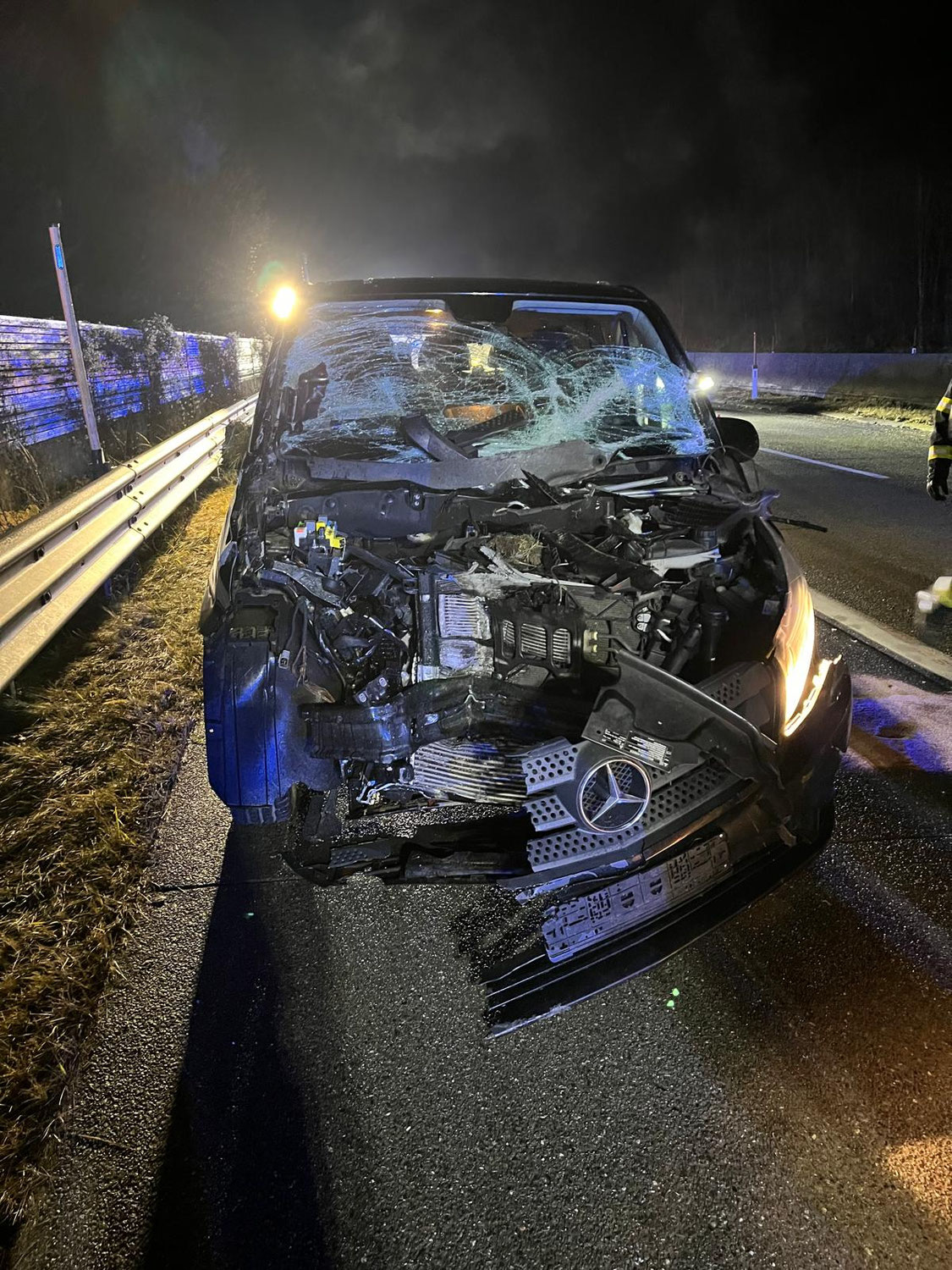 Verkehrsunfall auf der A1 – Westautobahn Richtung Salzburg
