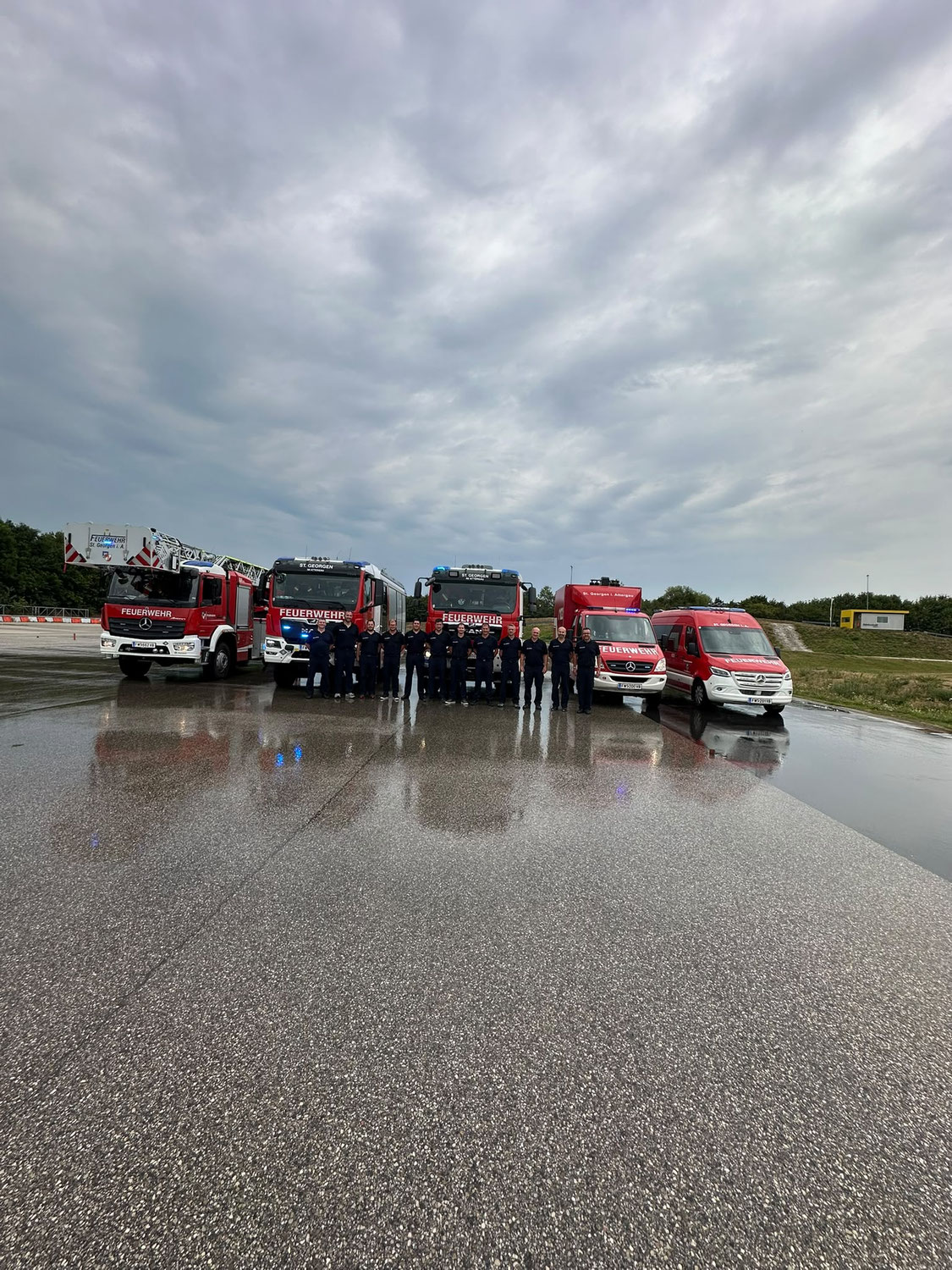Fahrtechniktraining mit dem eigenen Fuhrpark