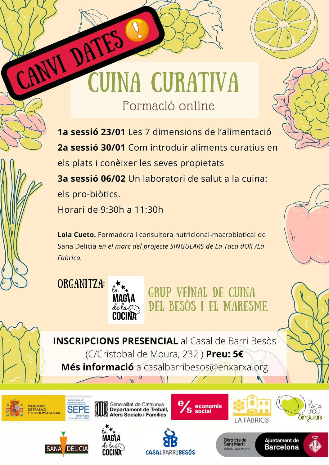 CUINA CURATIVA - formació on line