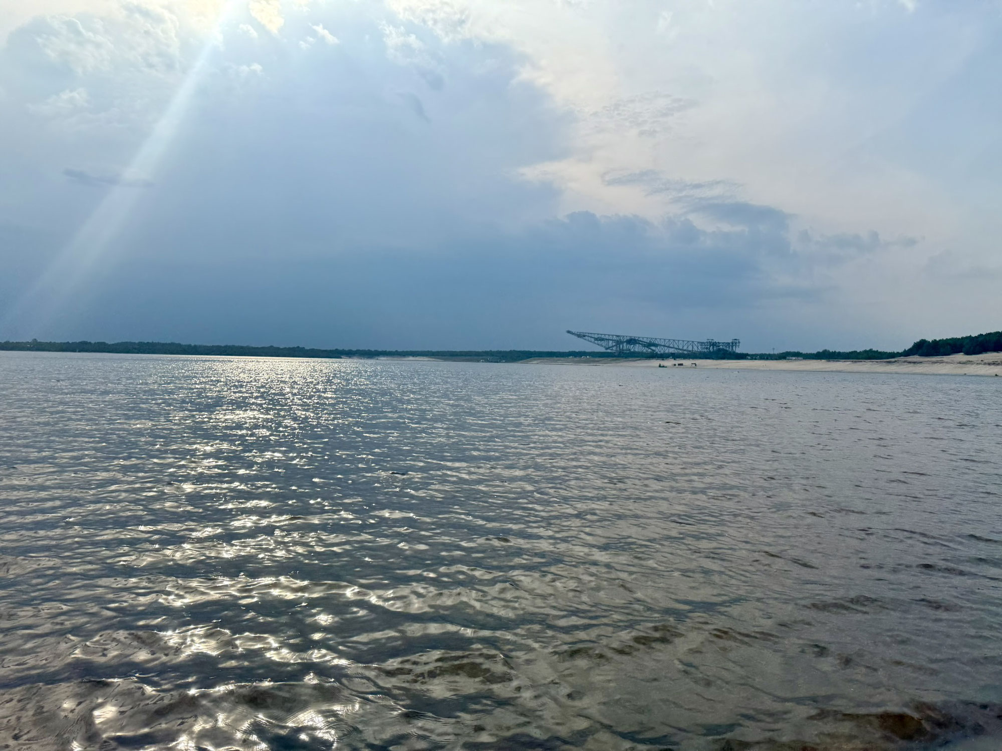 Mit Willi und Cookie am See
