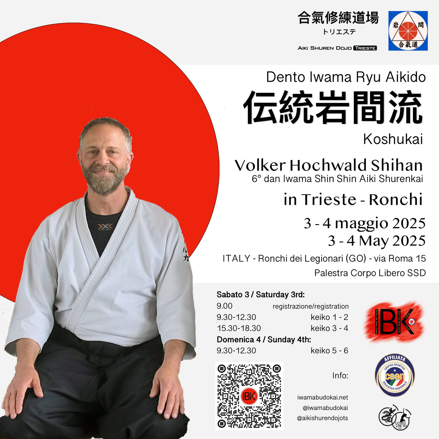 Hochwald Shihan in Ts-Ronchi (GO), 3-4 May 2025