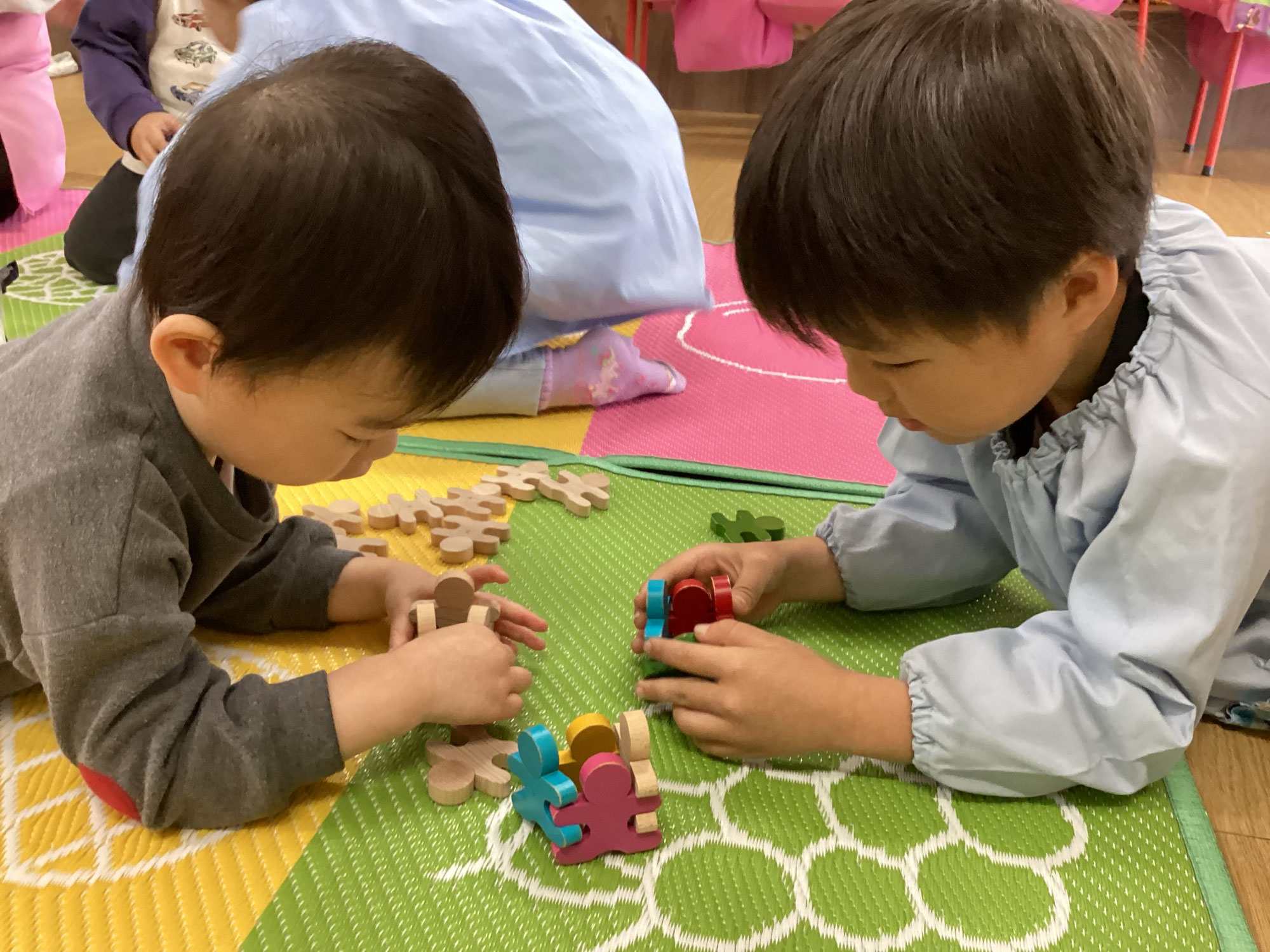 小さなお友達と一緒に