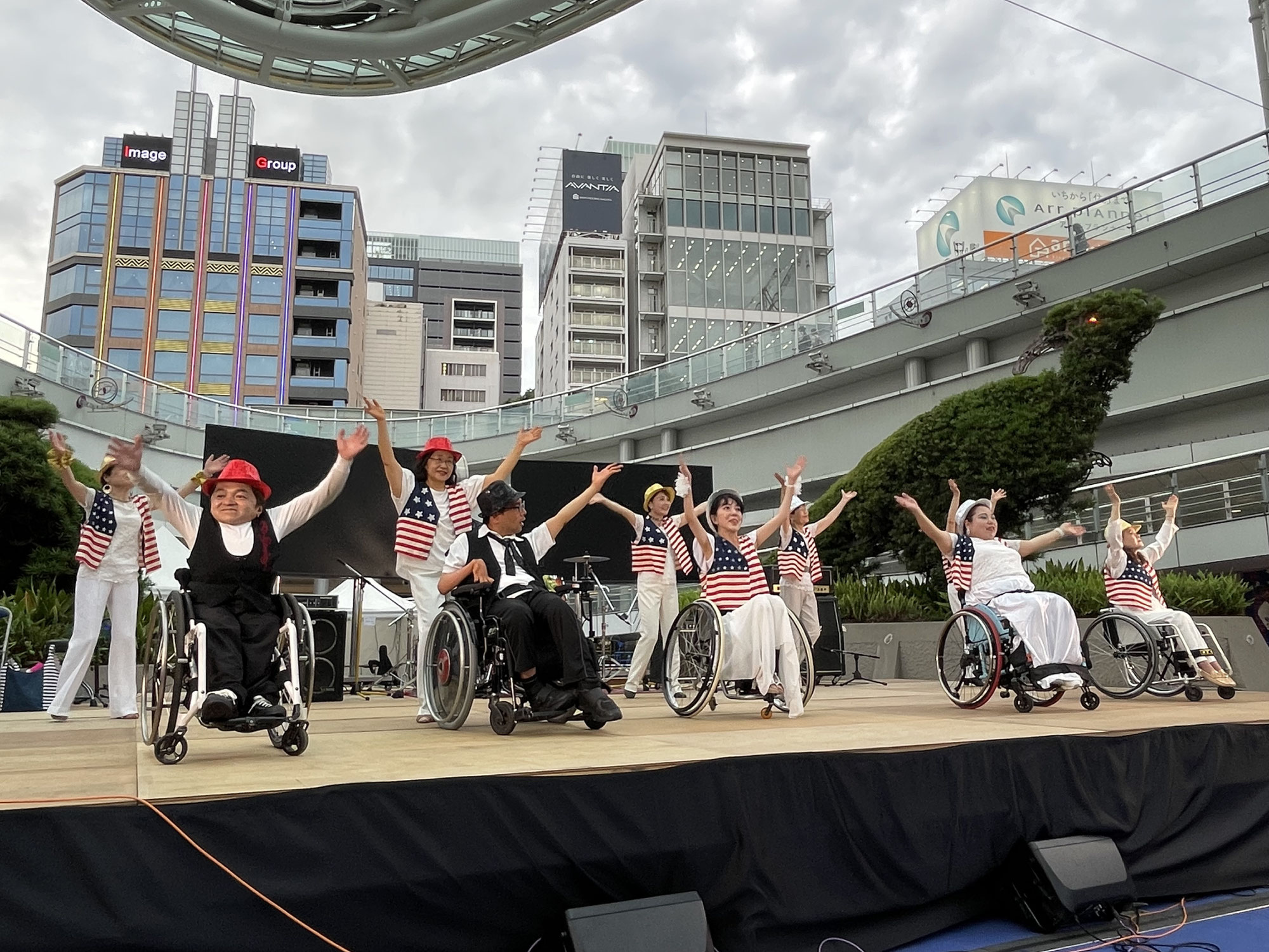 ココトモフェスティバル2025に参加しましたWheelchair Danced in Cocotomo Festival 2025．