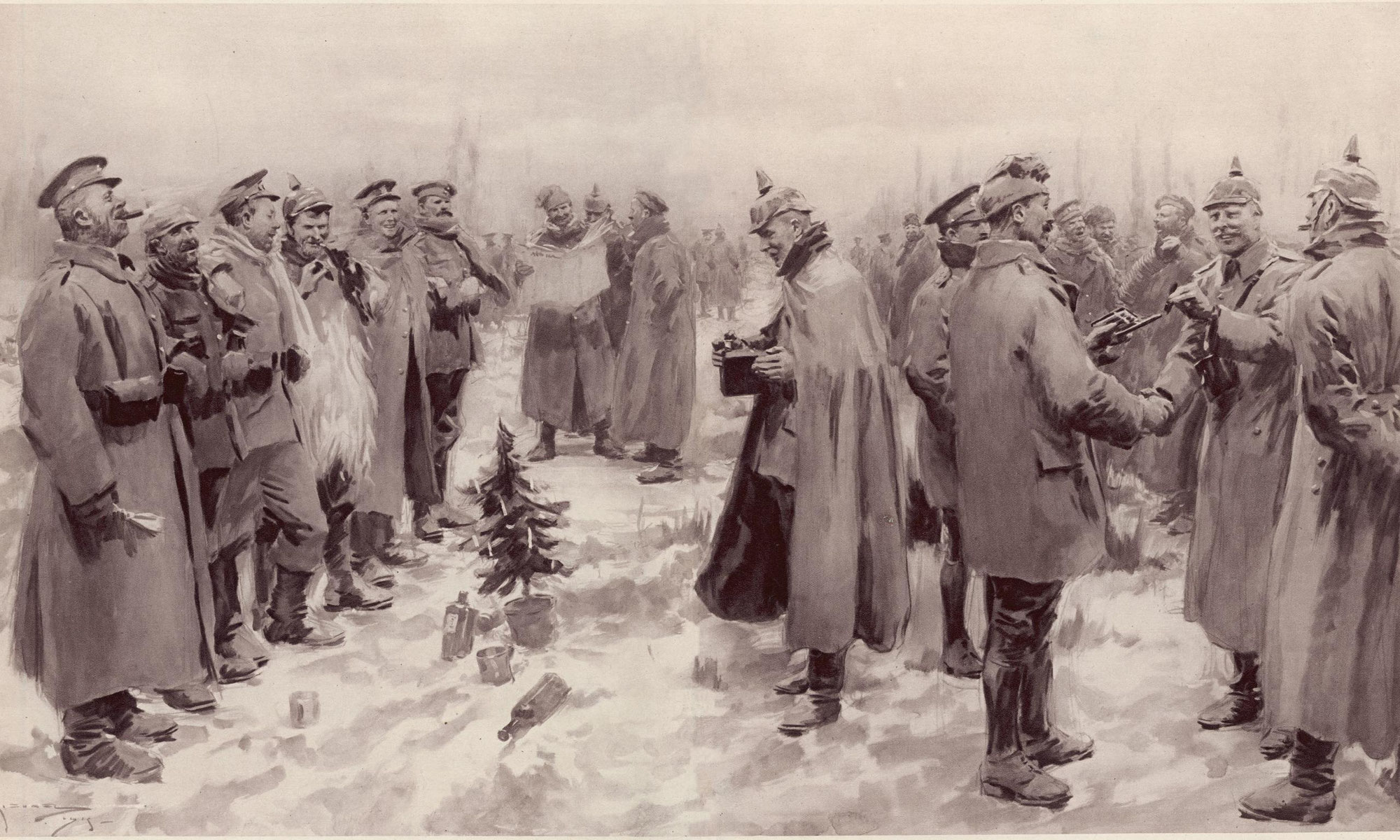 111 Jahre Weihnachtsfrieden 1914 - 111 years christmas truce 1914
