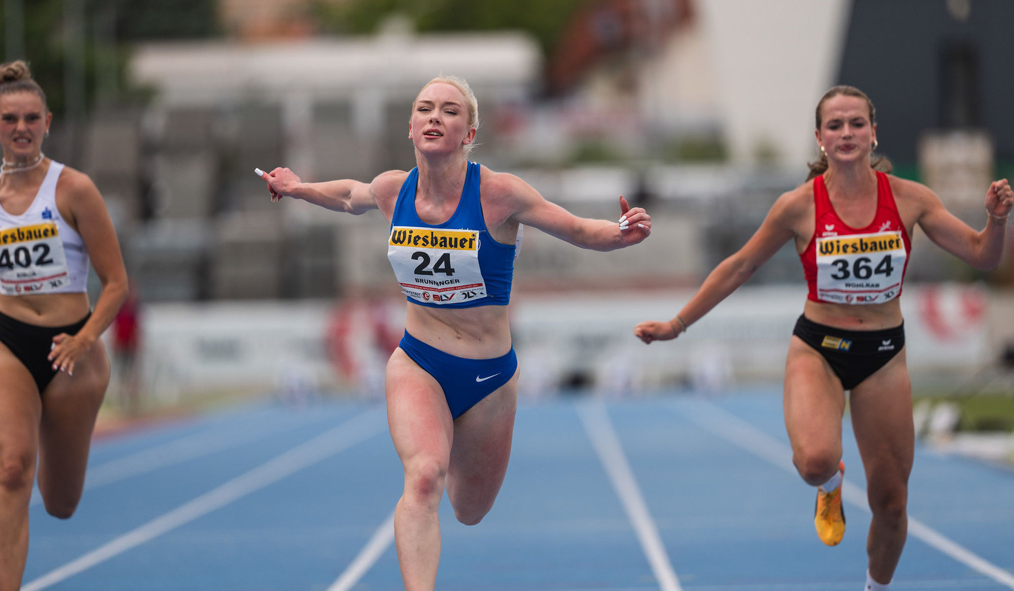 Patricia Brunninger verbessert nochmals den 100m Vereinsrekord