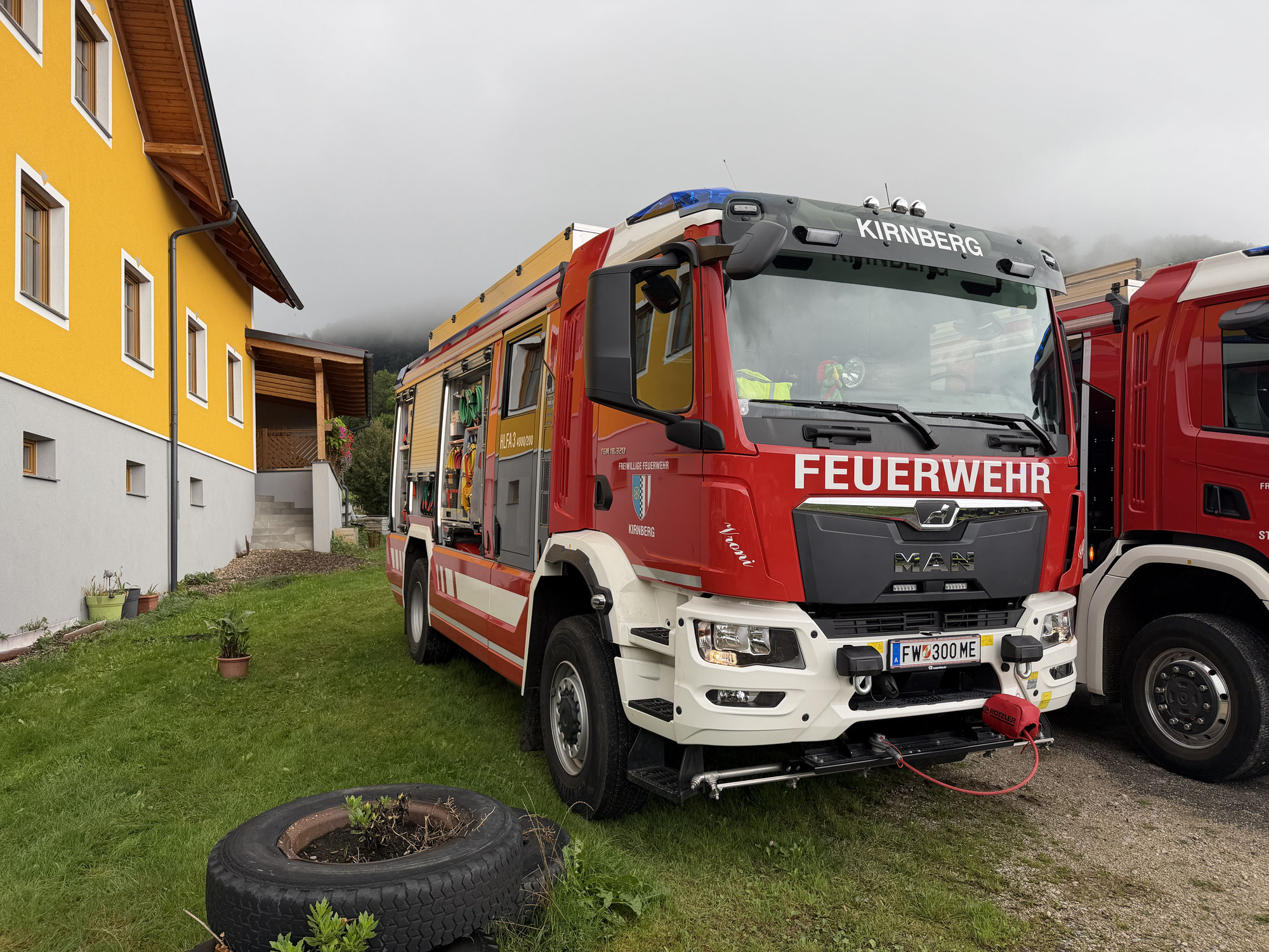 B4 Gebäudebrand