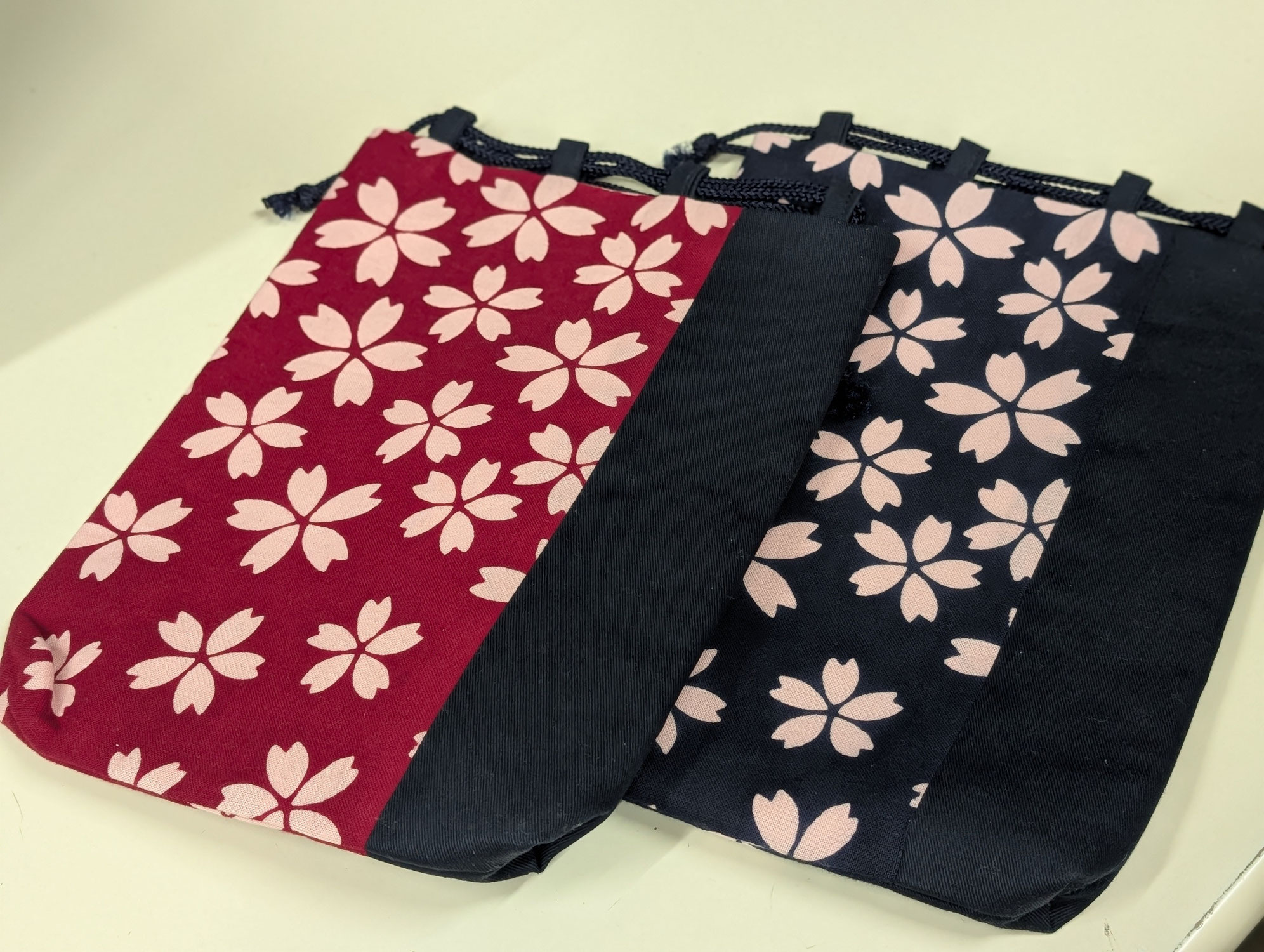 桜柄信玄袋・エコバッグ入荷！
