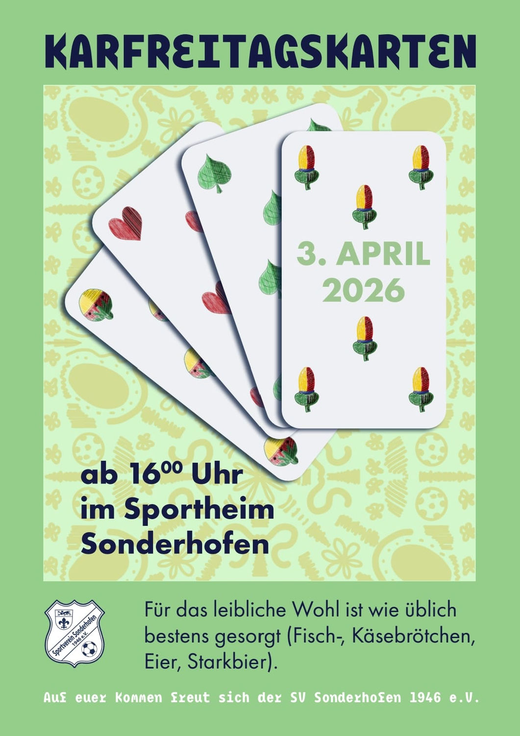 Karfreitag im Sportheim