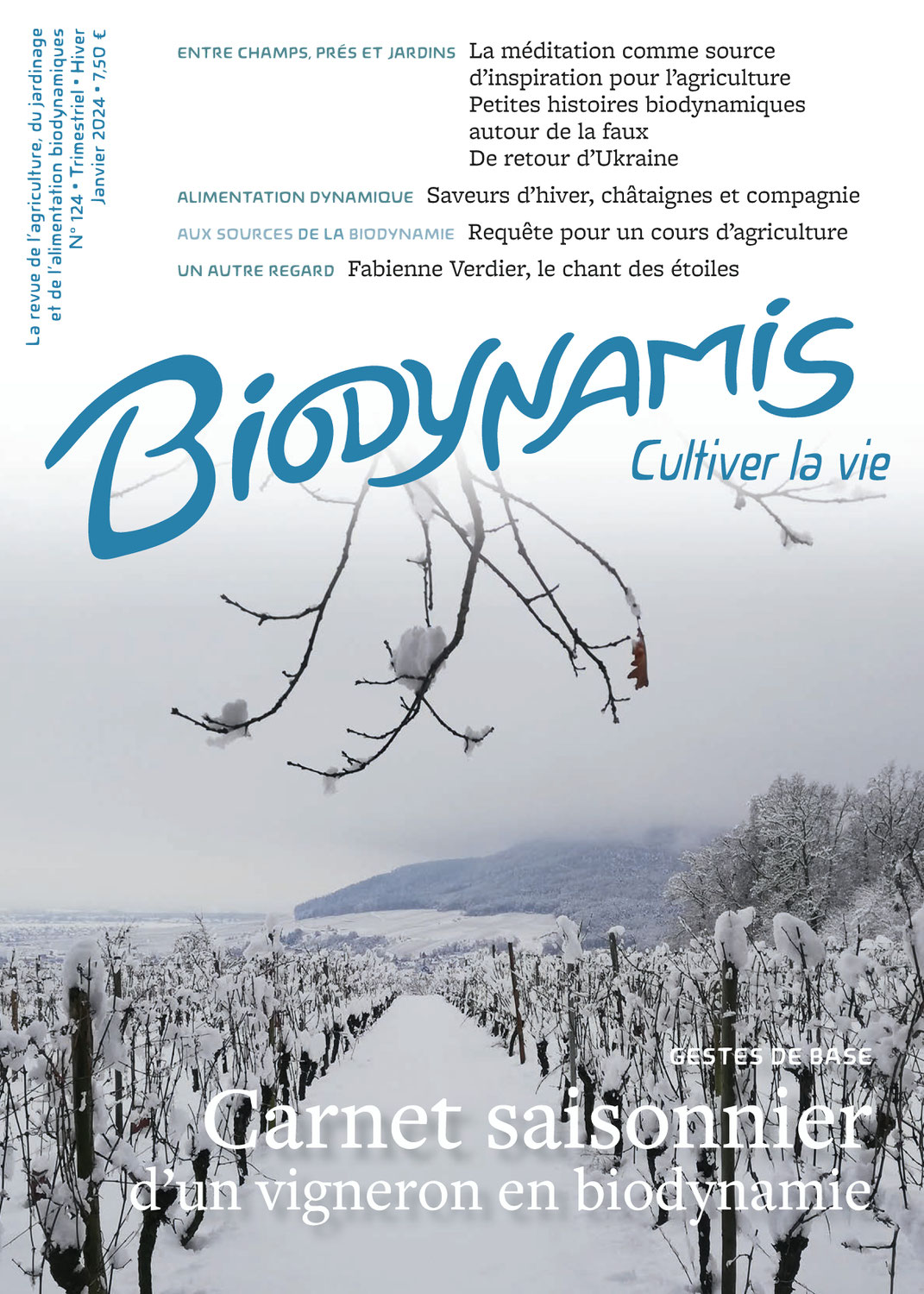 Revue BIODYNAMIS n°124 (janvier 2024)