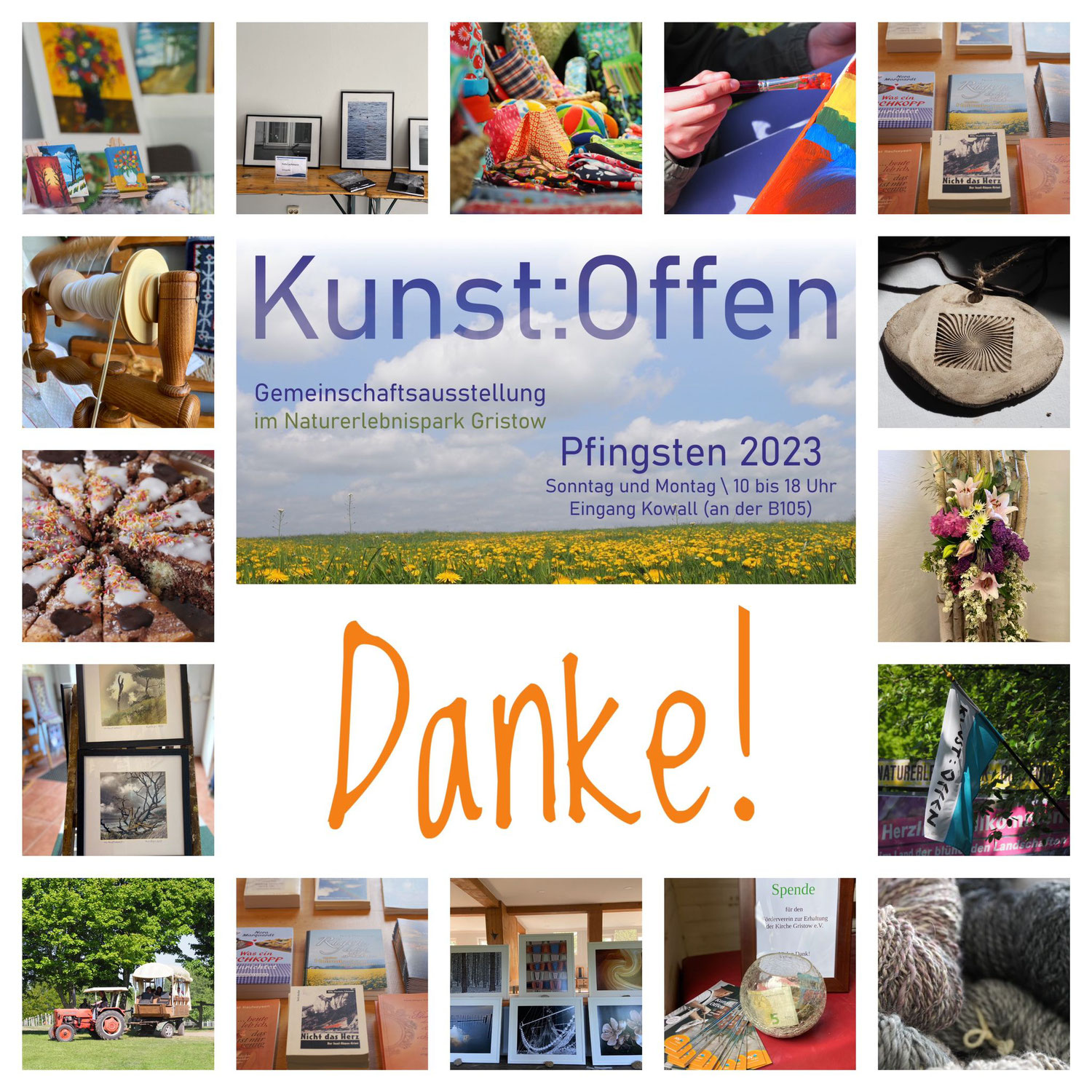 Die erste Ausstellung: Kunst:Offen 2023