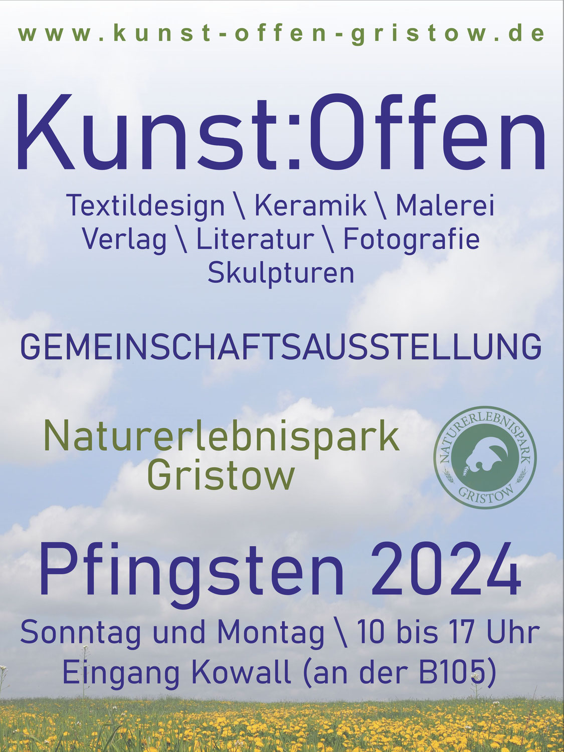 Veranstaltungstipp: Kunst:Offen 2024 in Gristow