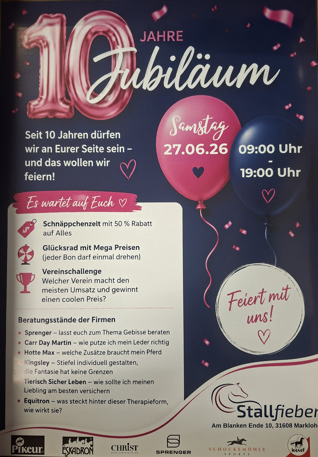 Jubiläum 10 Jahre