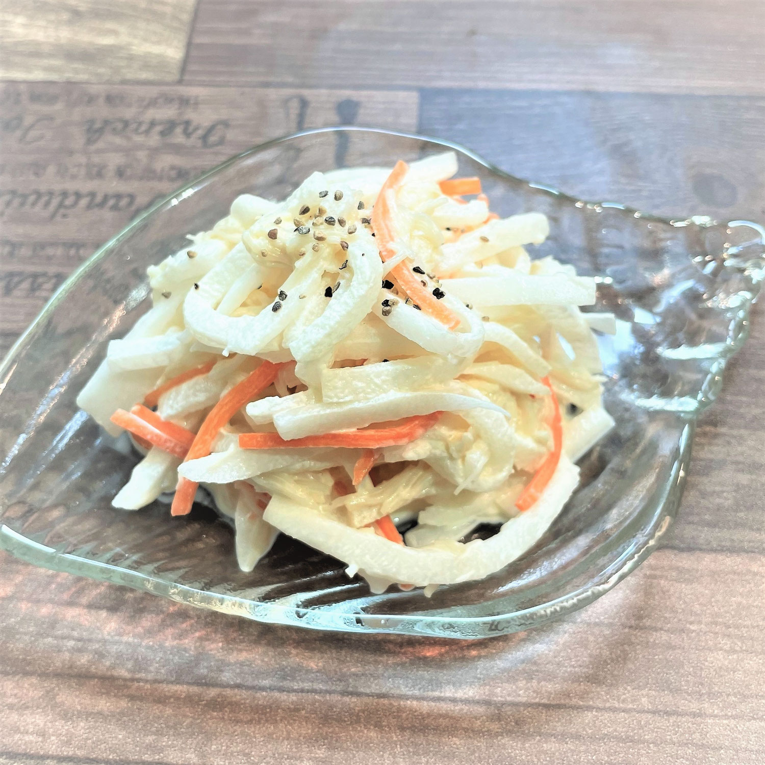 なますのホタテ缶マヨ和え