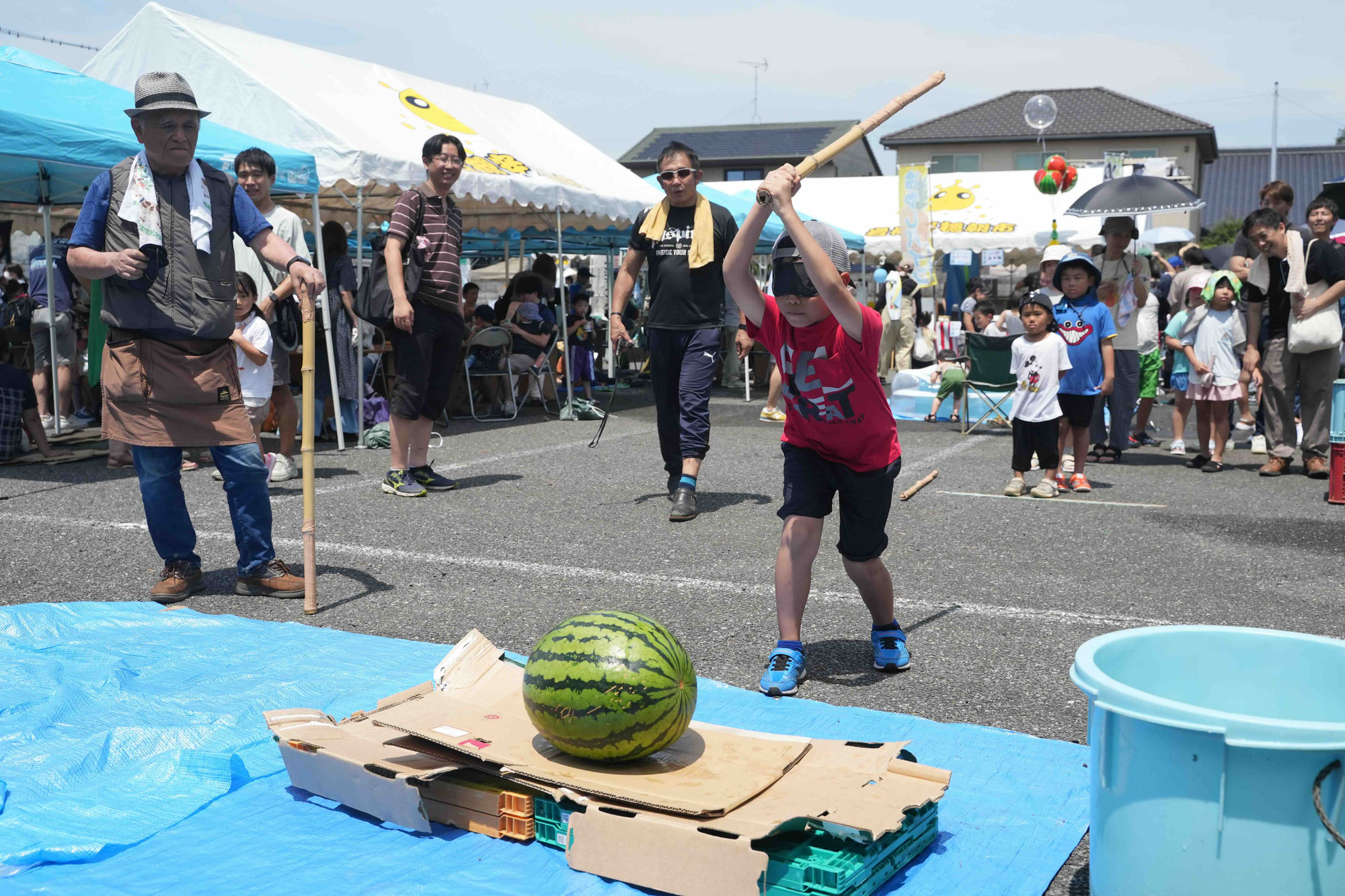 第116回岩槻安穏朝市〜スイカ割り＆水あそび・いわつき夏まつり開催！〜、無事終了しました。