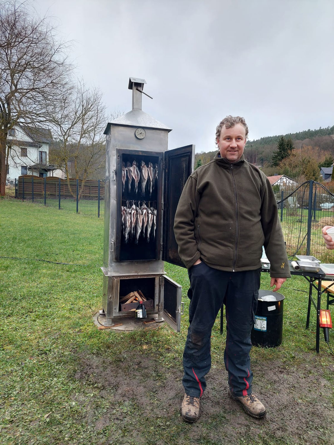 Frische Räucherforellen zum Weihnachtsmarkt in Merkers am 20.12.2025