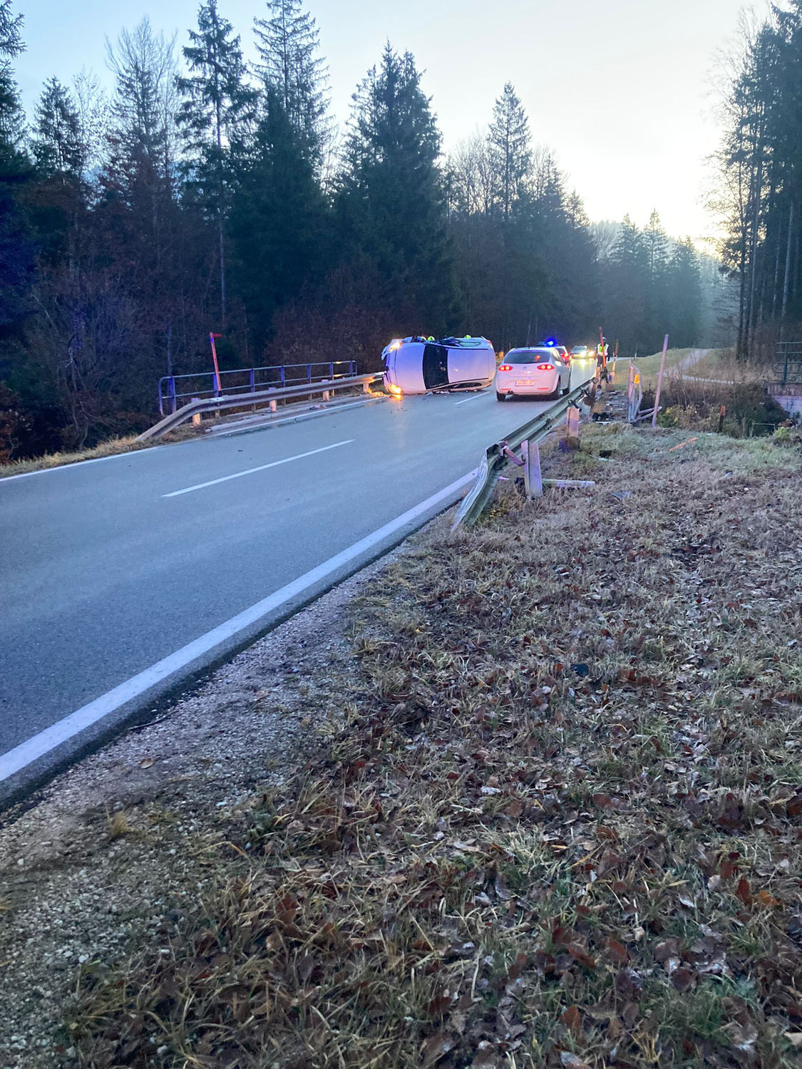 Verkehrsunfall im Weißenbachtal