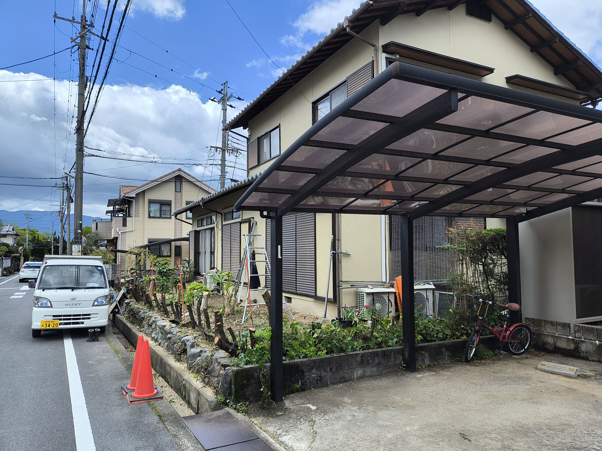 昭和の庭から令和の庭へ④　「いざ着工」となってからも…