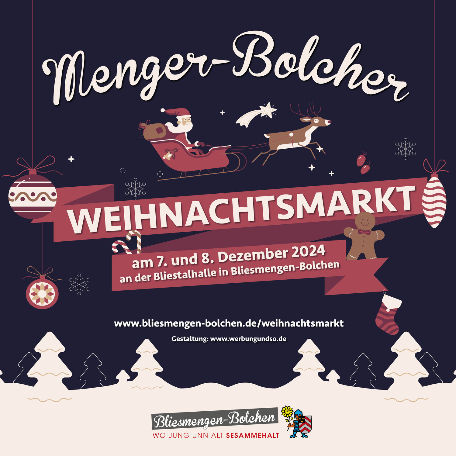 Menger-Bolcher Weihnachtsmarkt 2024 – Anmeldungen ab sofort möglich