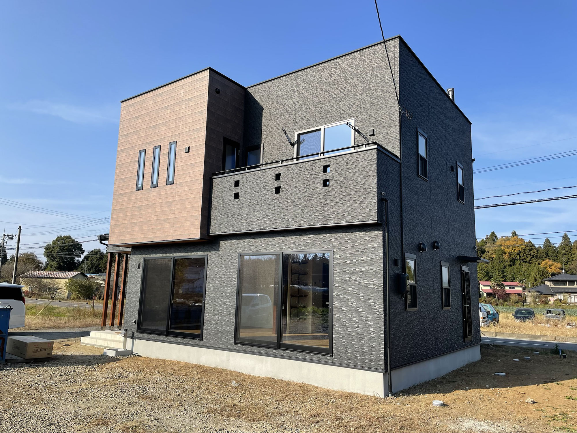 笑顔立体的デザイナーズ住宅