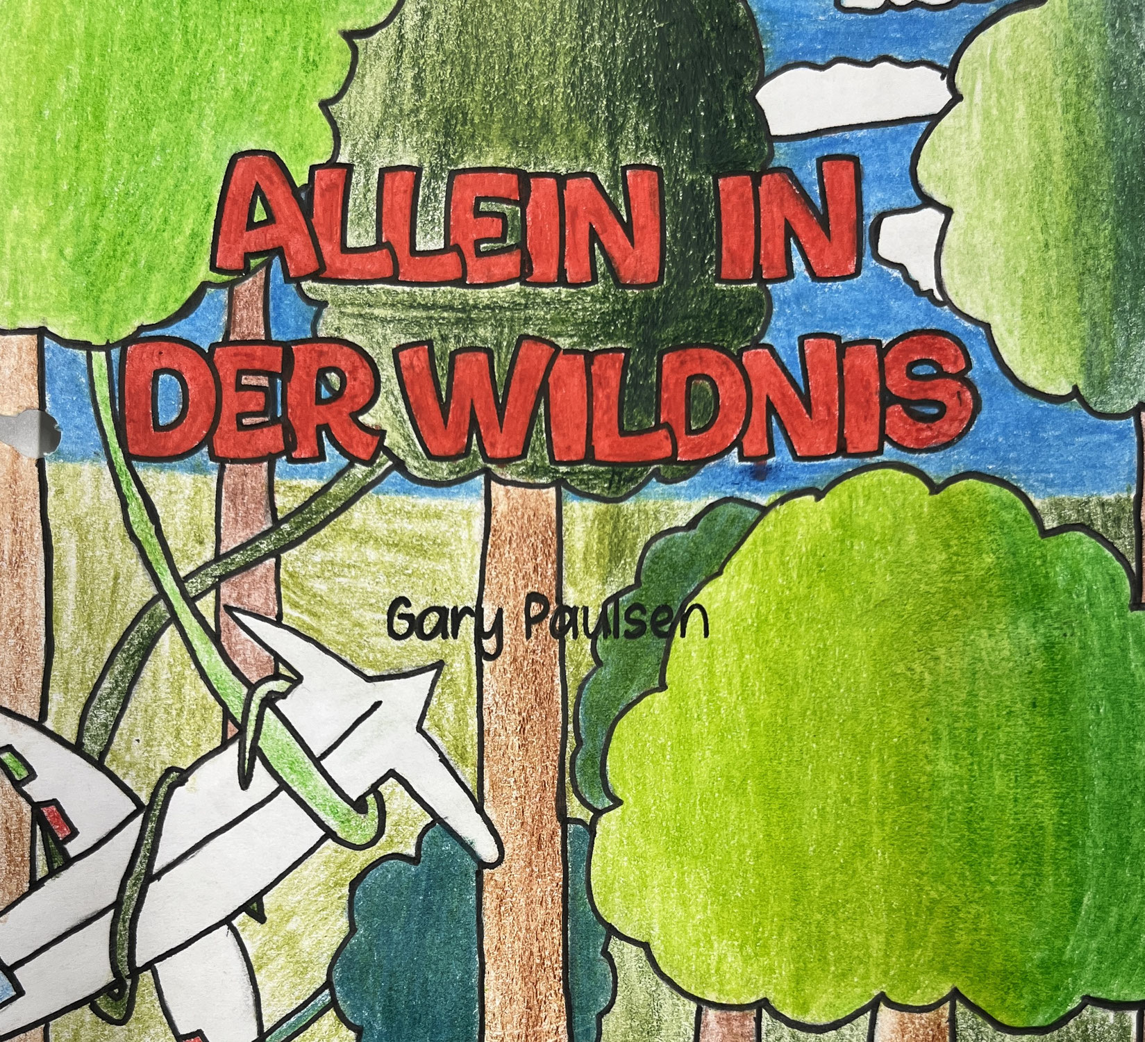 Die 6a gestaltet Cover für "Allein in der Wildnis"