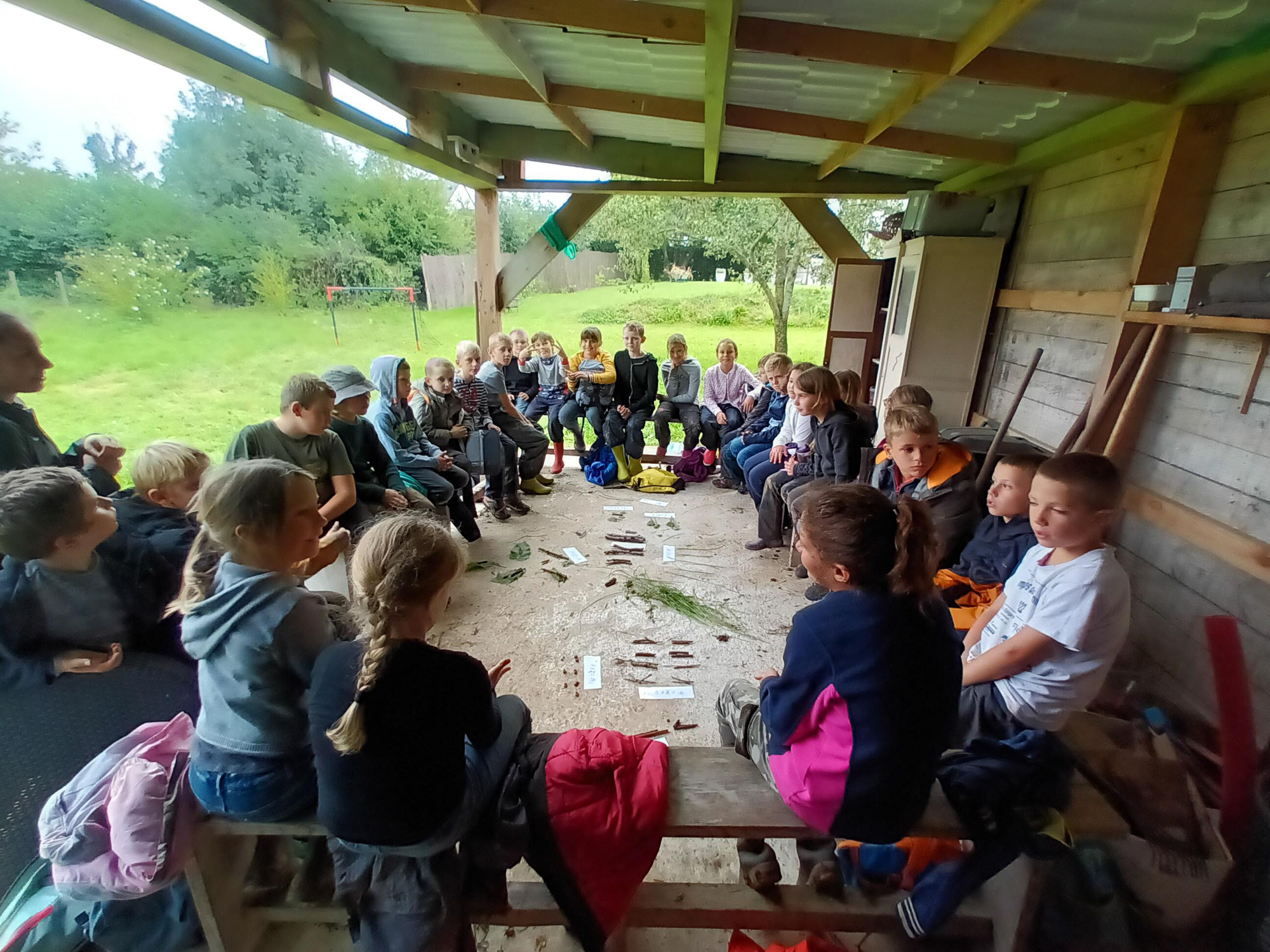 Nos premières journées à l'école du dehors