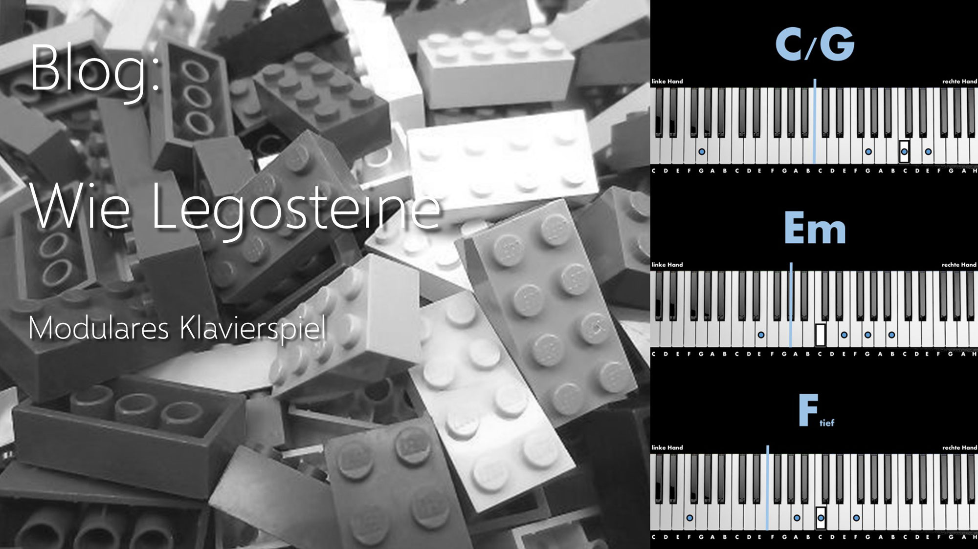 Wie Legosteine...