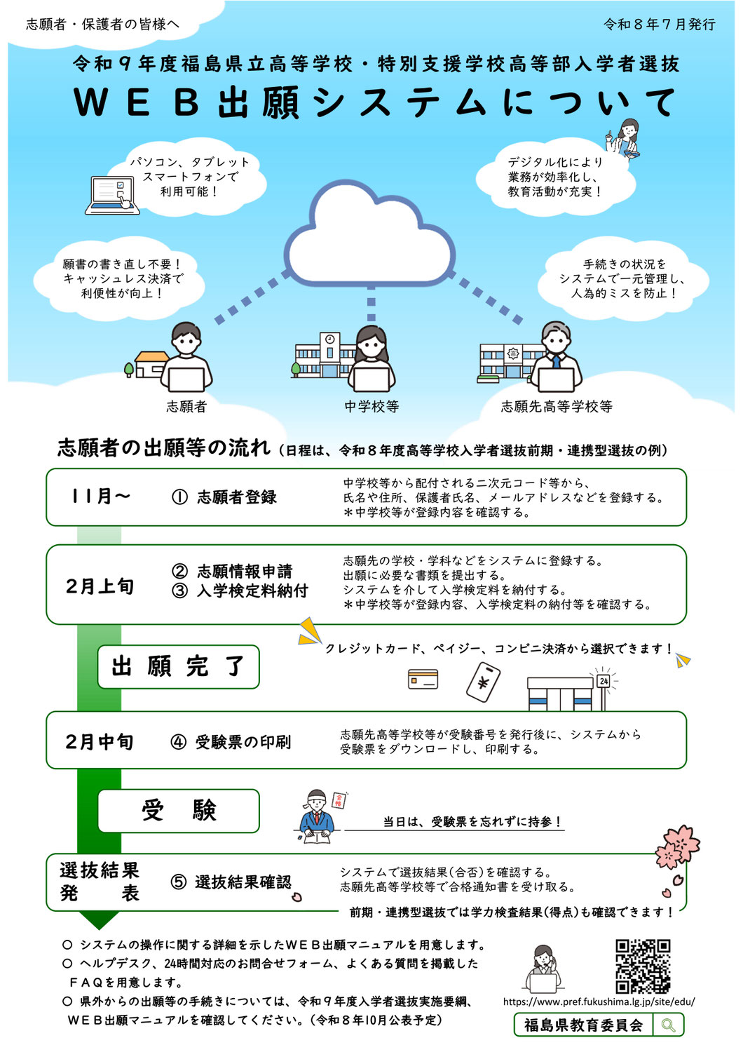 2027県立高 WEB出願システム